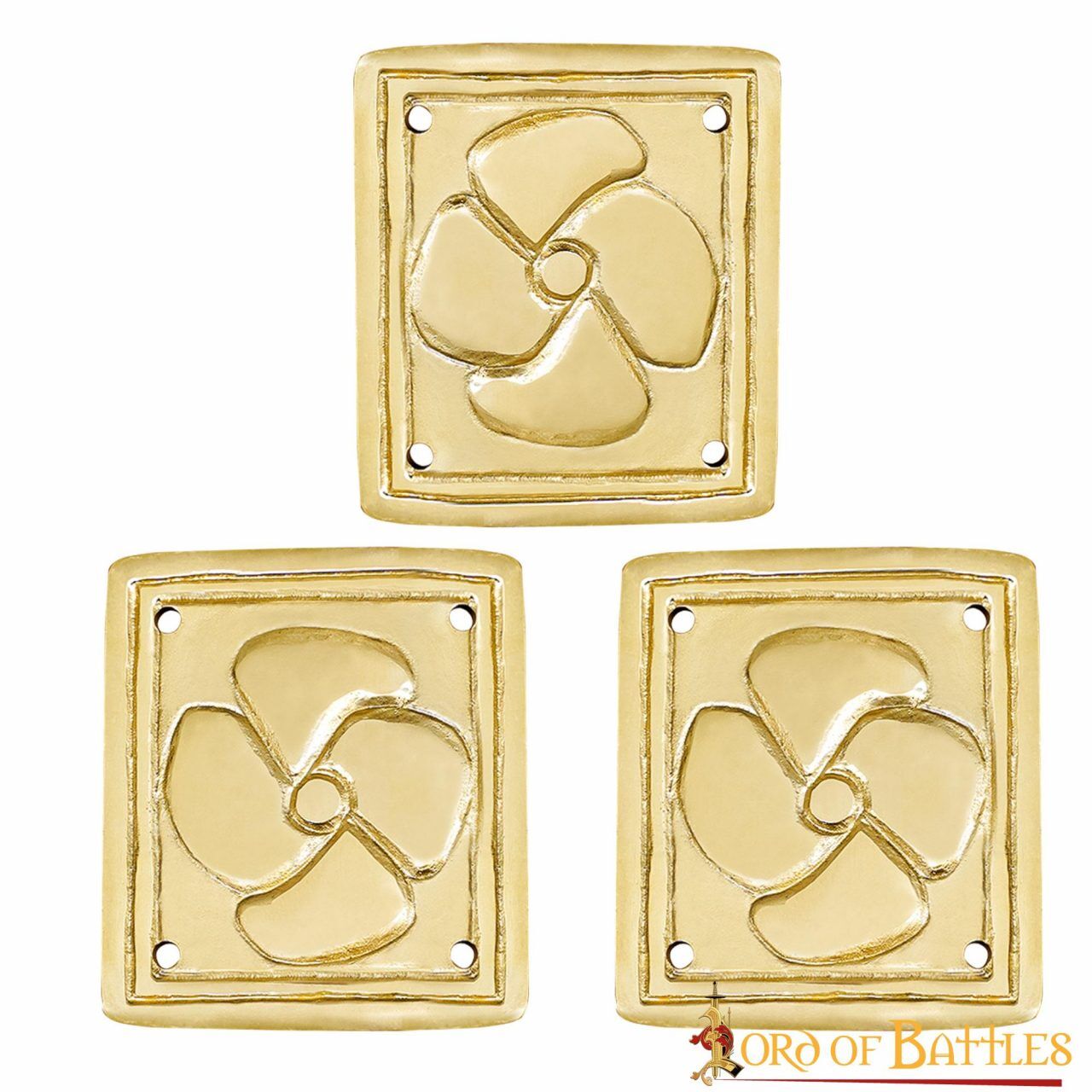 26176BS-3pcs_1 Roman Floral Belt Decoration