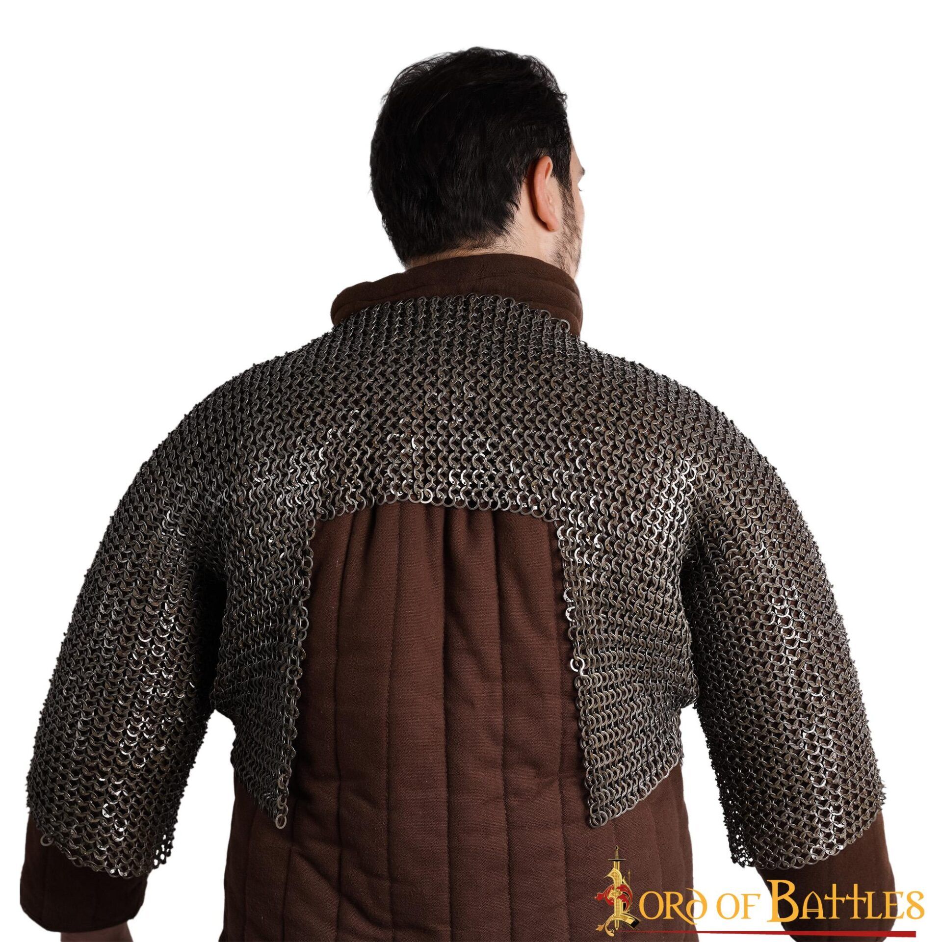 Chainmail Half Haubergeon Joined Sleeves Voiders Round Ring Rivet, ID 9mm, Mild Steel Chainmail Half Haubergeon Joined Sleeves Voiders Round Ring Rivet, ID 9mm, Mild Steel
