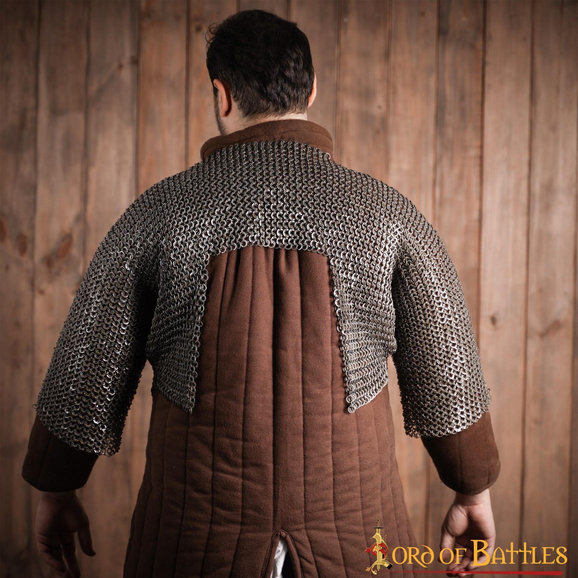 Chainmail Half Haubergeon Joined Sleeves Voiders Round Ring Rivet, ID 9mm, Mild Steel Chainmail Half Haubergeon Joined Sleeves Voiders Round Ring Rivet, ID 9mm, Mild Steel