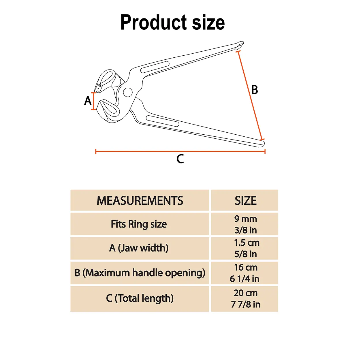 Flat Wedge Riveting Pliers for 9mm Chainmail Rings, Authentic Mail Assembly Rivet Tool Flat Wedge Riveting Pliers for 9mm Chainmail Rings, Authentic Mail Assembly Rivet Tool - Image 4
