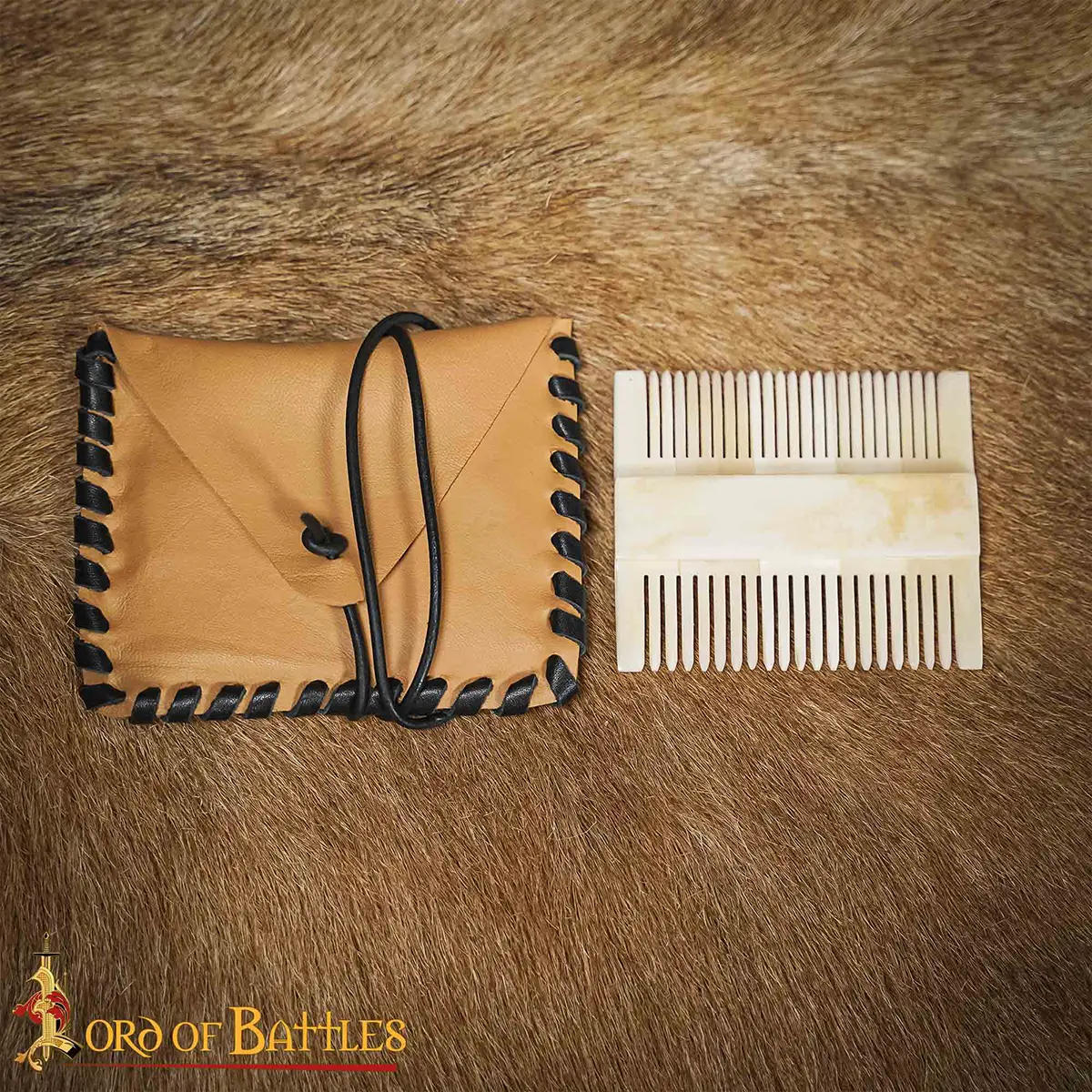 Viking Double Sided Bone Comb Grooming Tool for Beard and Hair Viking Double Sided Bone Comb Grooming Tool for Beard and Hair - Image 5