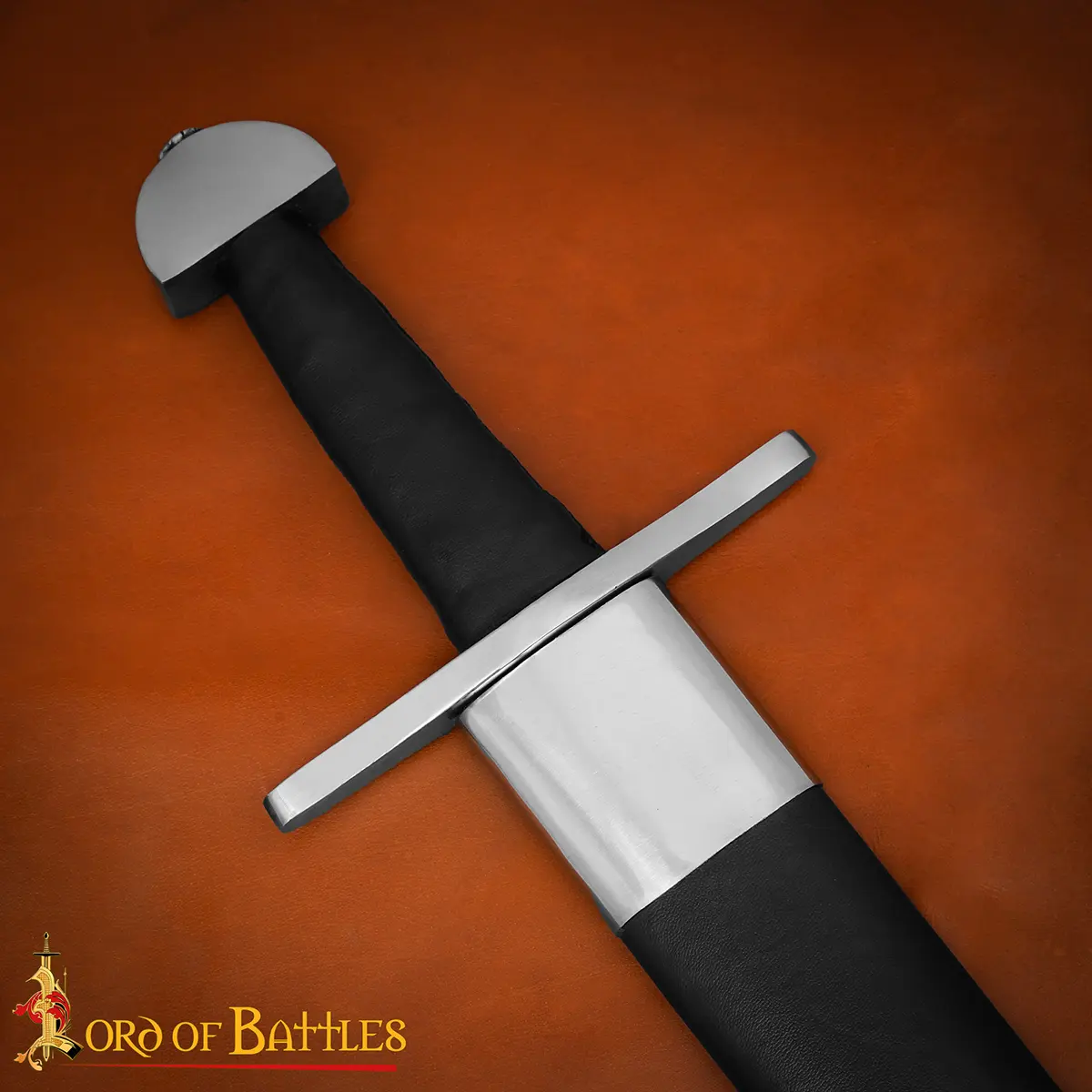 Traditionally Hand-Forged Viking Sword with Scabbard – 38 inch Fully Tempered Steel Blade Traditionally Hand-Forged Viking Sword with Scabbard – 38 inch Fully Tempered Steel Blade - Image 5