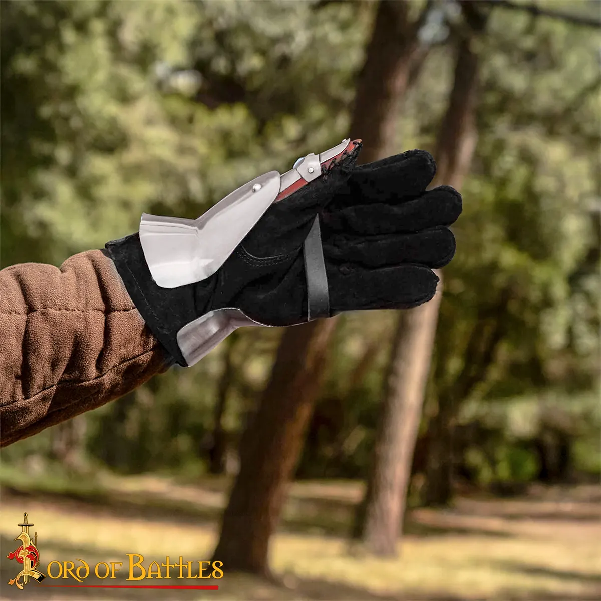 14th Century Hourglass Gauntlets, Articulated Knight’s Gloves – Gothic Armour 14th Century Hourglass Gauntlets, Articulated Knight’s Gloves – Gothic Armour - Image 6