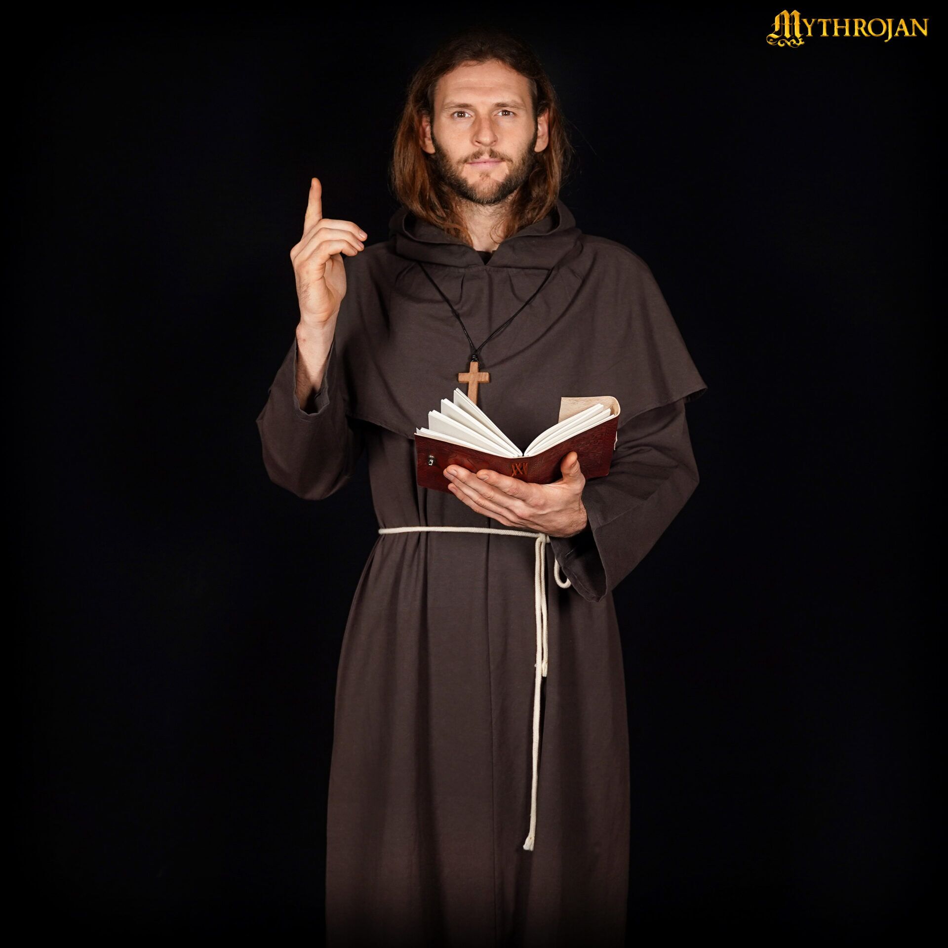 Medieval Tunics-301081BR 1 Brother Cadfael Monk outfit