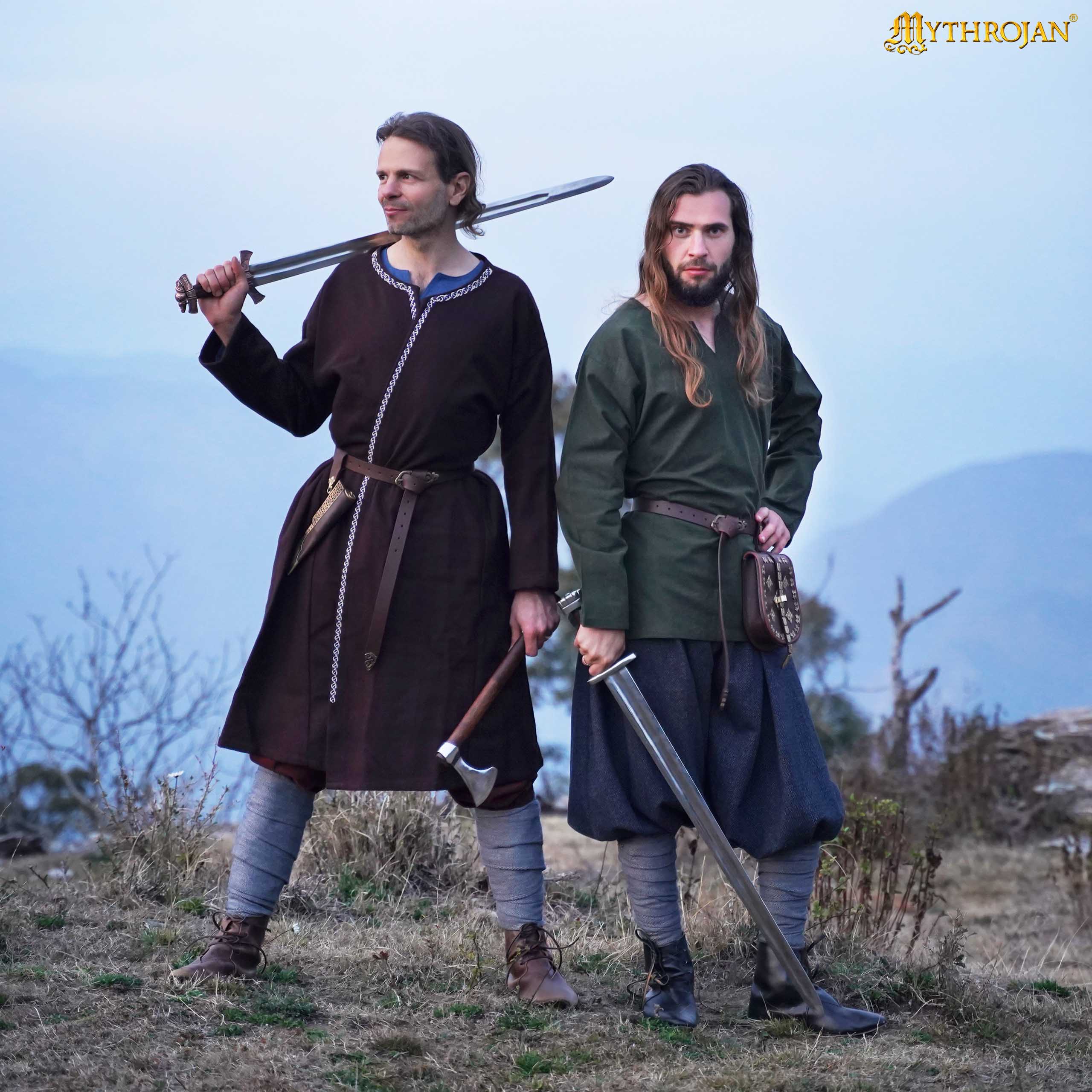 Medieval Tunics-301094GN 1 Greenwood Sentinel