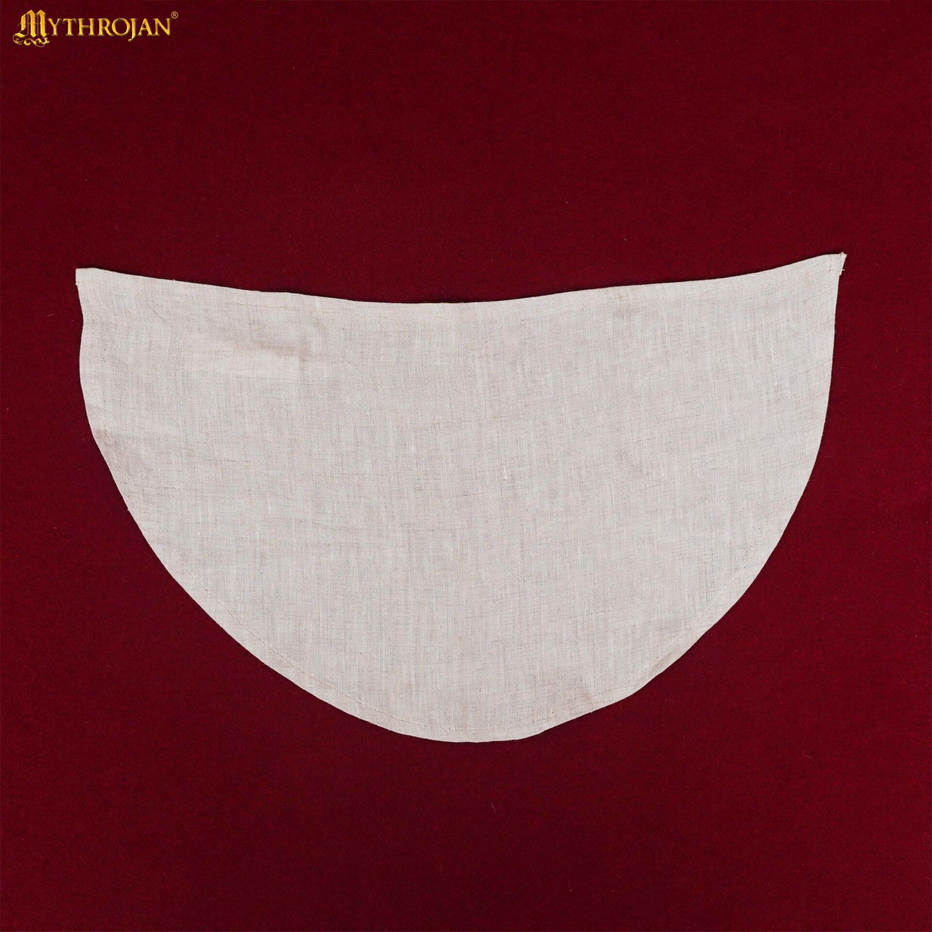 Medieval Linen Half Moon Wimple - 301119LCN 1 Medieval Linen Half-Moon Wimple