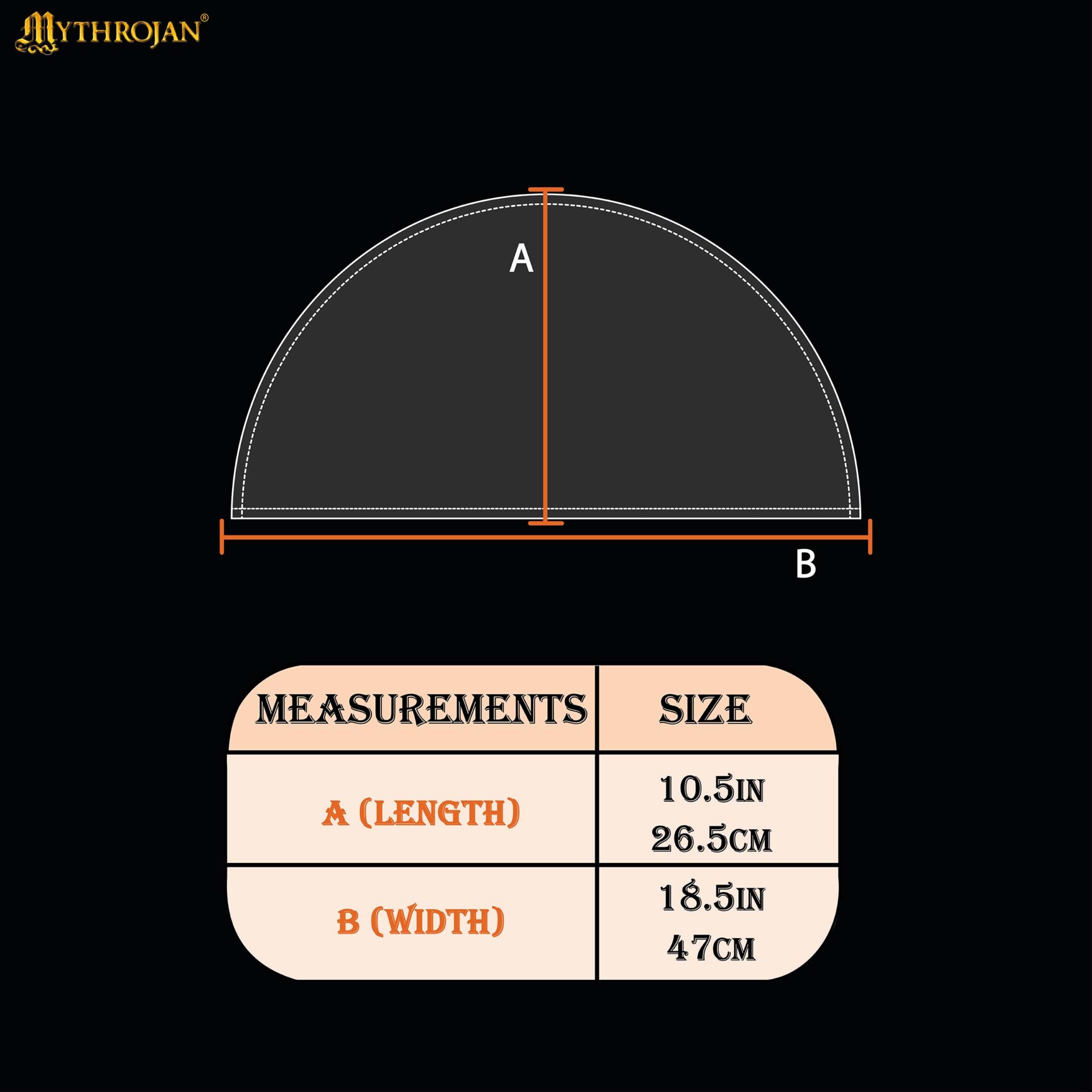 Medieval Linen Half Moon Wimple - 301119LN 2 Medieval Linen Half-Moon Wimple