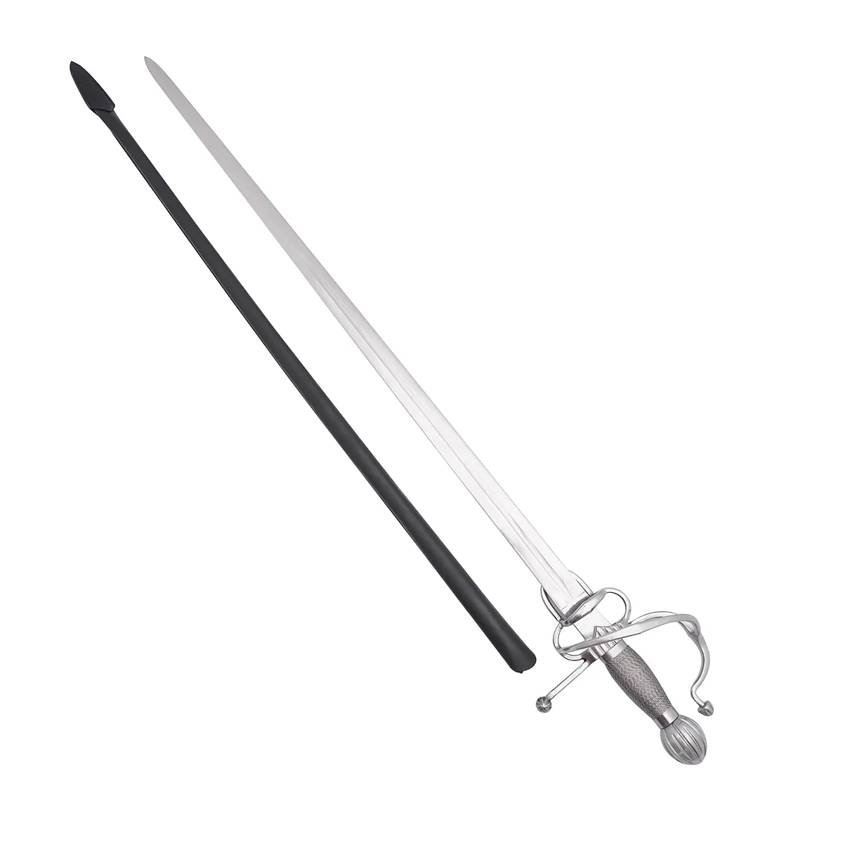 26747-Featured swept hilt rapier sword