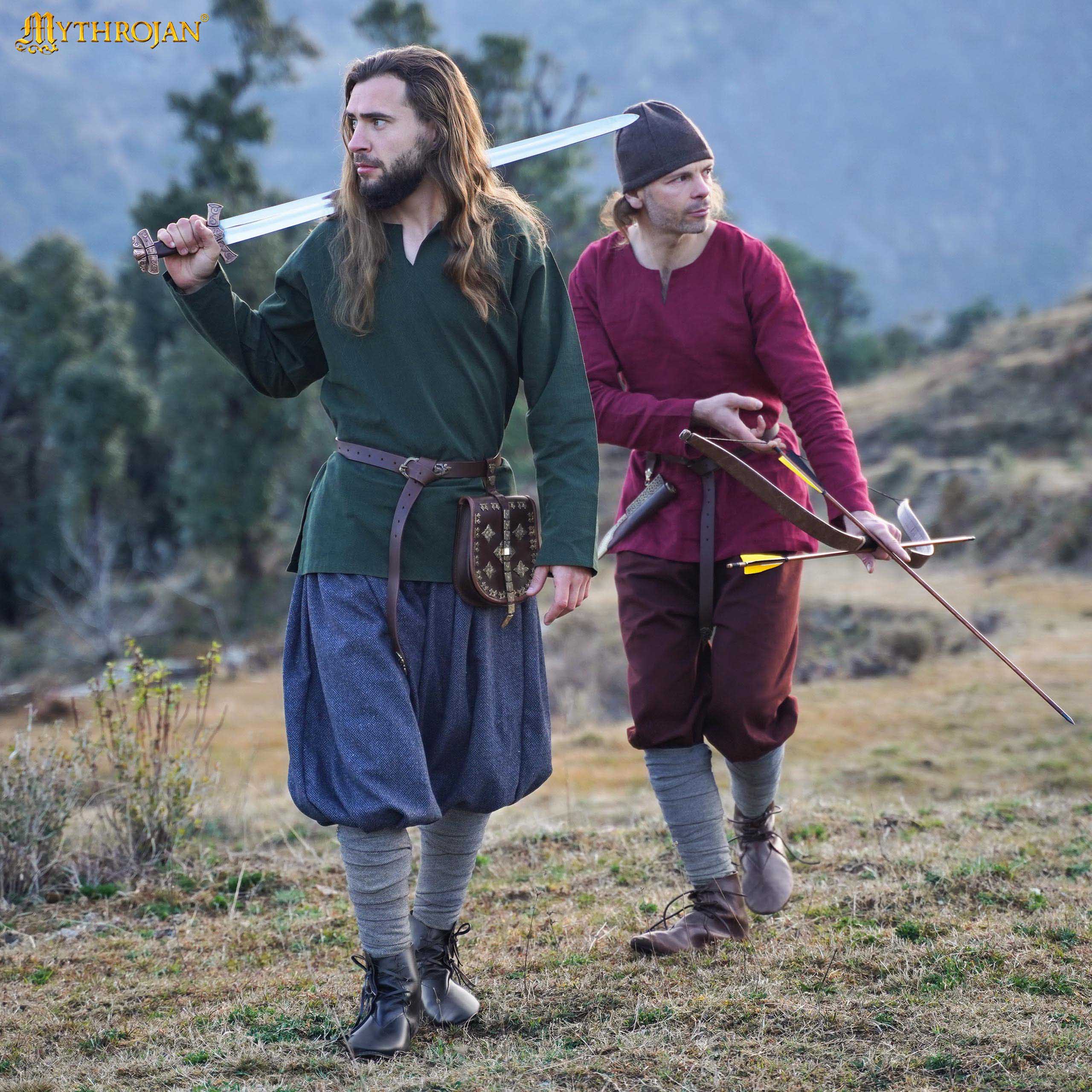 Haithabu Viking Diamond Twill Baggy Pants-301111BL 1 Baggy Pants