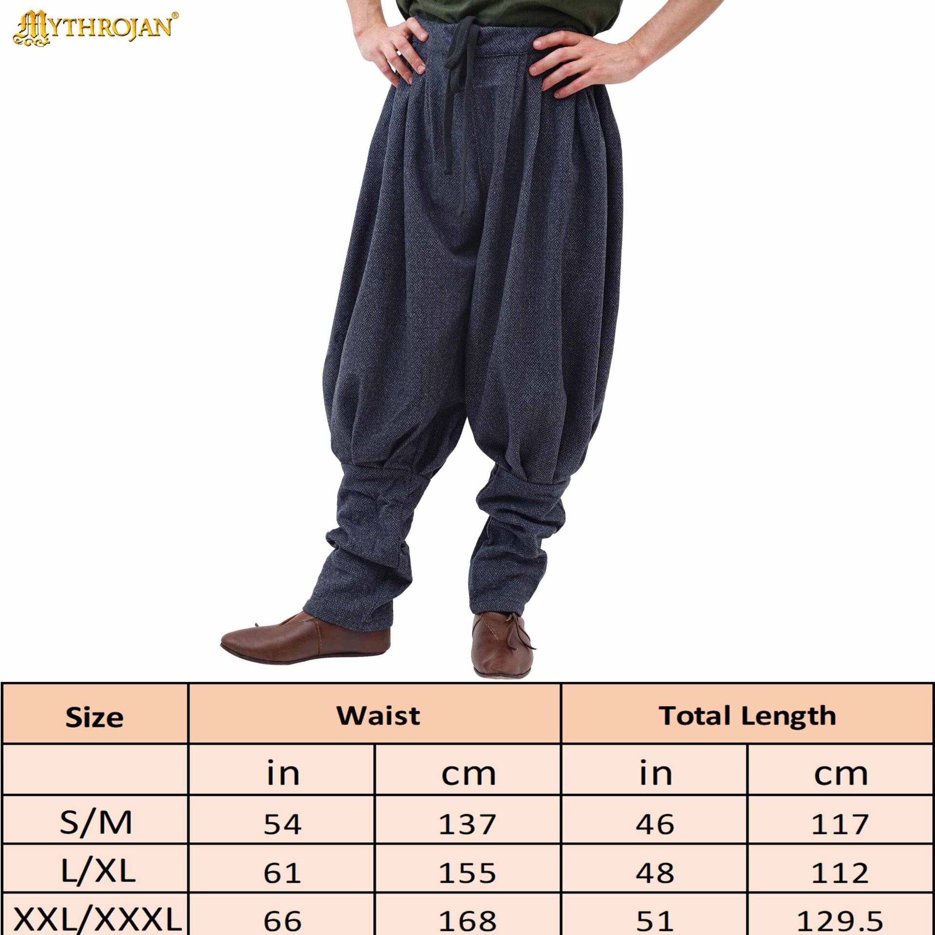 Haithabu Viking Diamond Twill Baggy Pants-301111BL 2 Baggy Pants