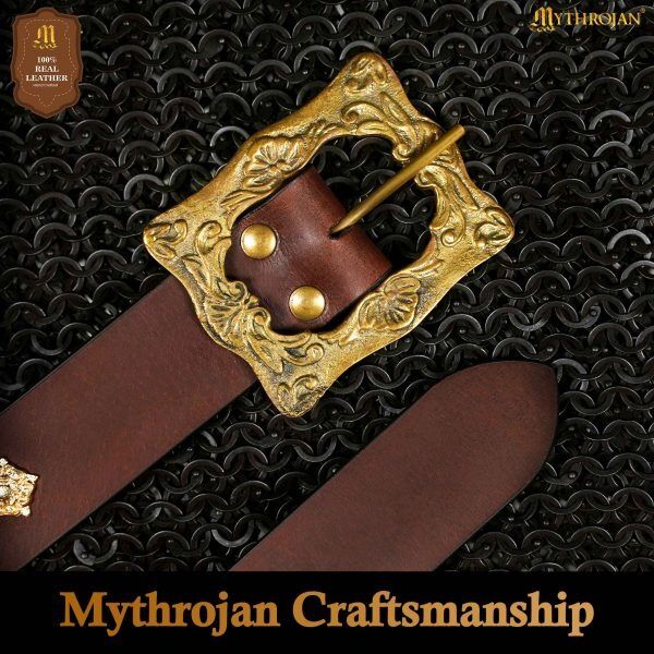 5-6-600x600 Medieval Black Leather Belt