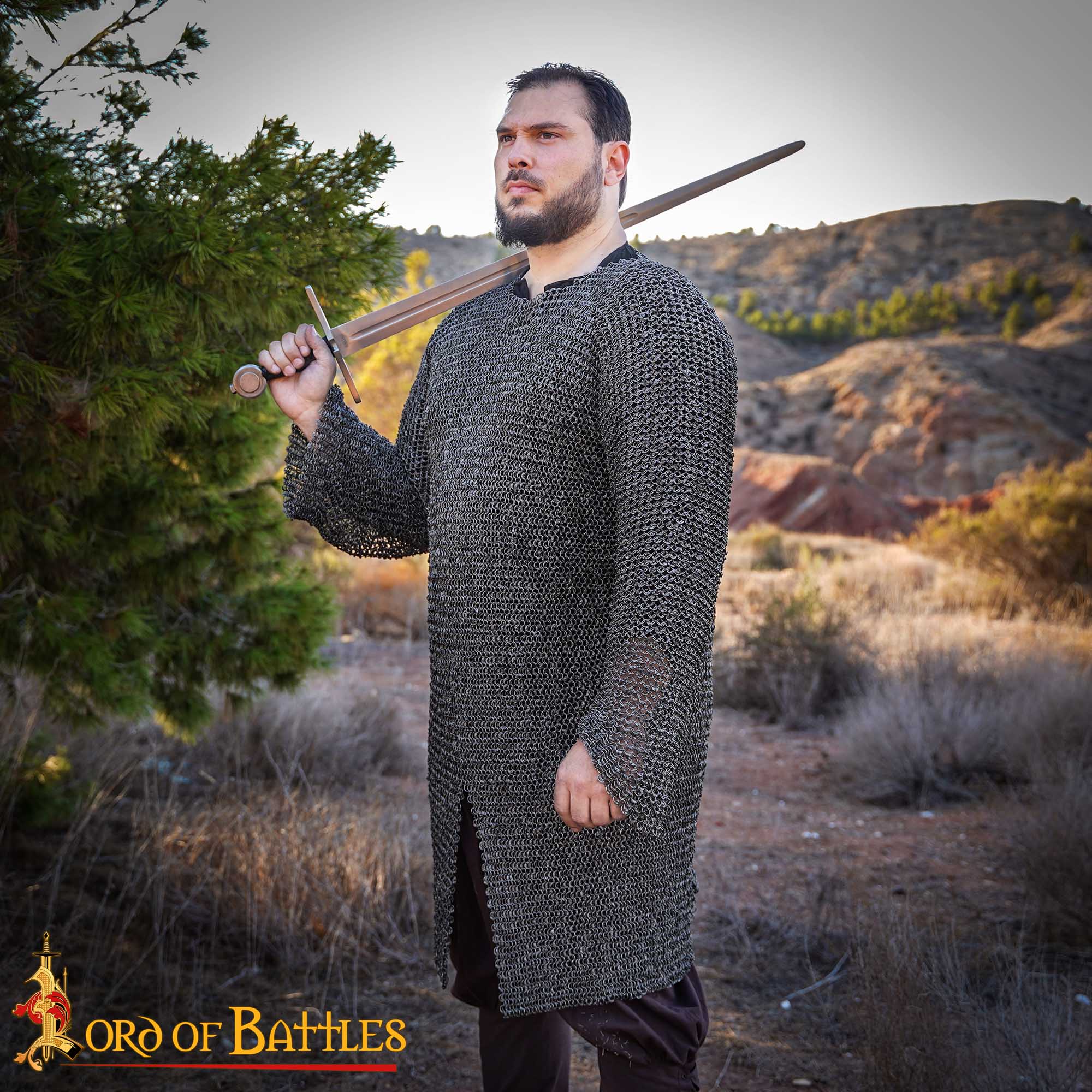 Medieval Hauberks-259N 2 Chainmail Shirt Hauberk