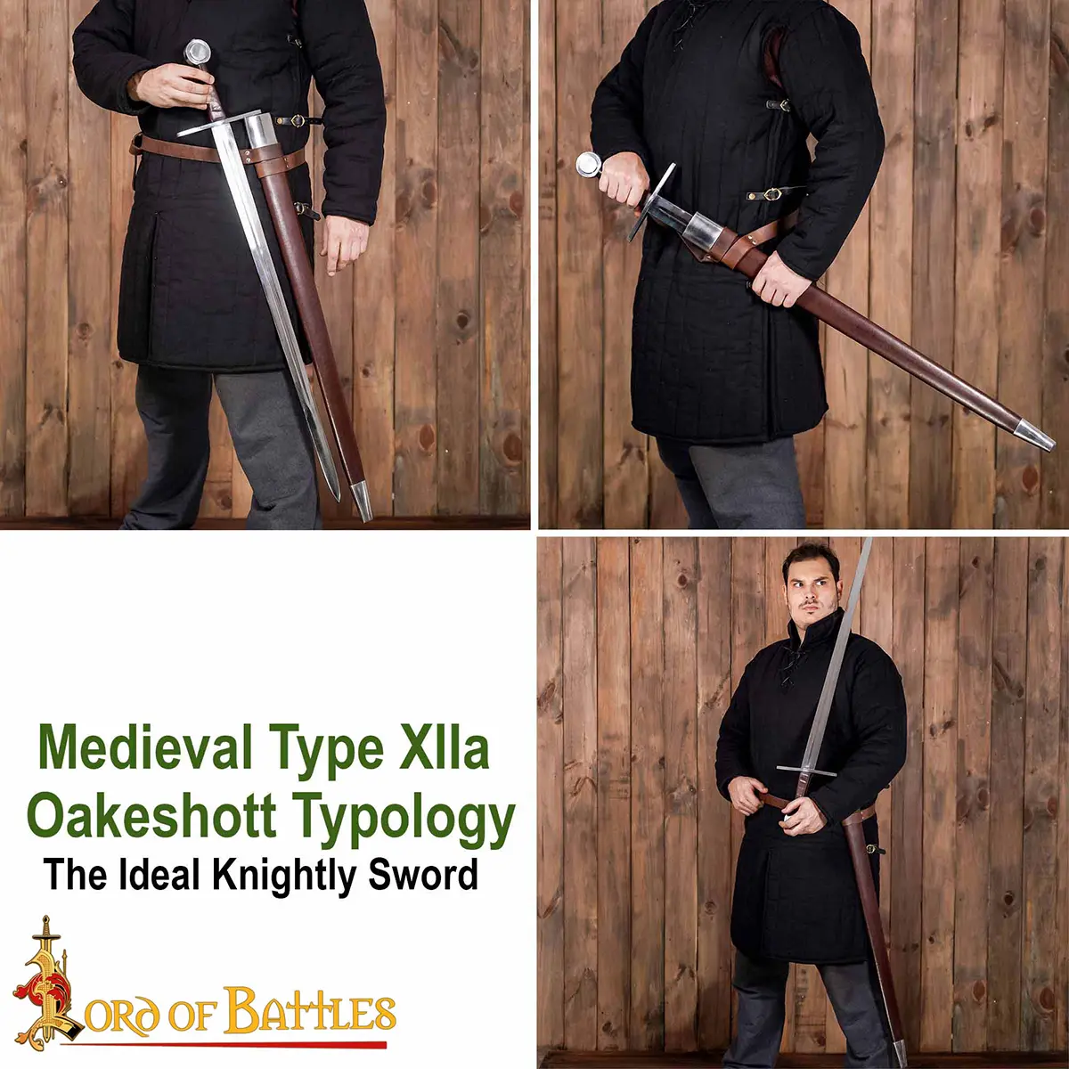 Traditionally Hand-Forged Norman Medieval Sword with Wheel Pommel – Fully Tempered Steel Blade with Leather Scabbard Traditionally Hand-Forged Norman Medieval Sword with Wheel Pommel – Fully Tempered Steel Blade with Leather Scabbard - Image 8