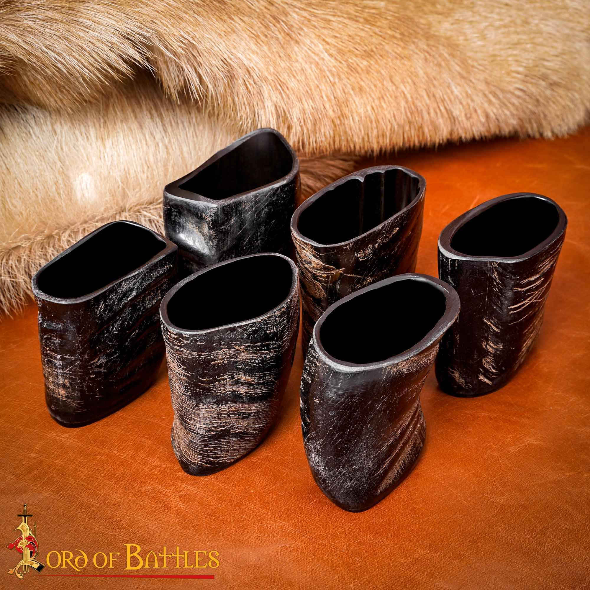 Viking Horn Shot Glass-4440-6pcs Horn Shot Glass
