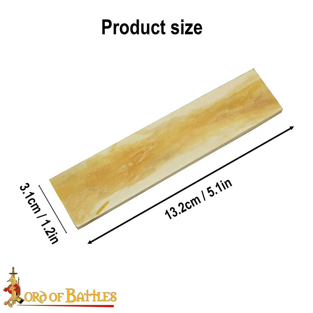 Handcrafted Genuine Bone Knife Handle, Medieval Knife Making & DIY Replacement - Image 3