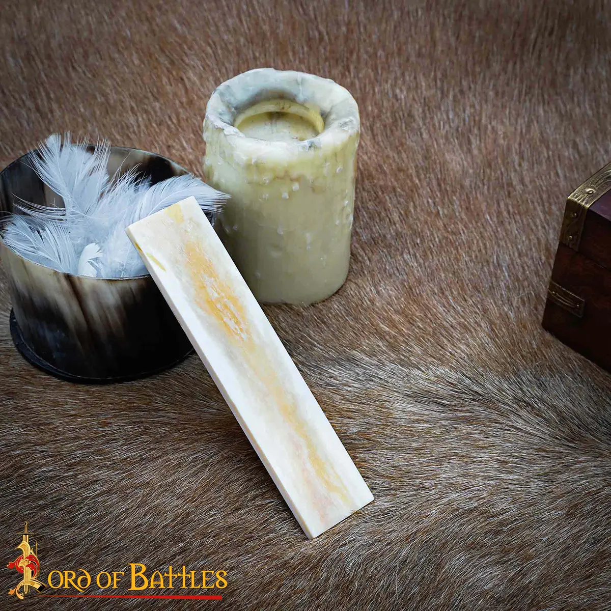Handcrafted Genuine Bone Knife Handle, Medieval Knife Making & DIY Replacement - Image 7
