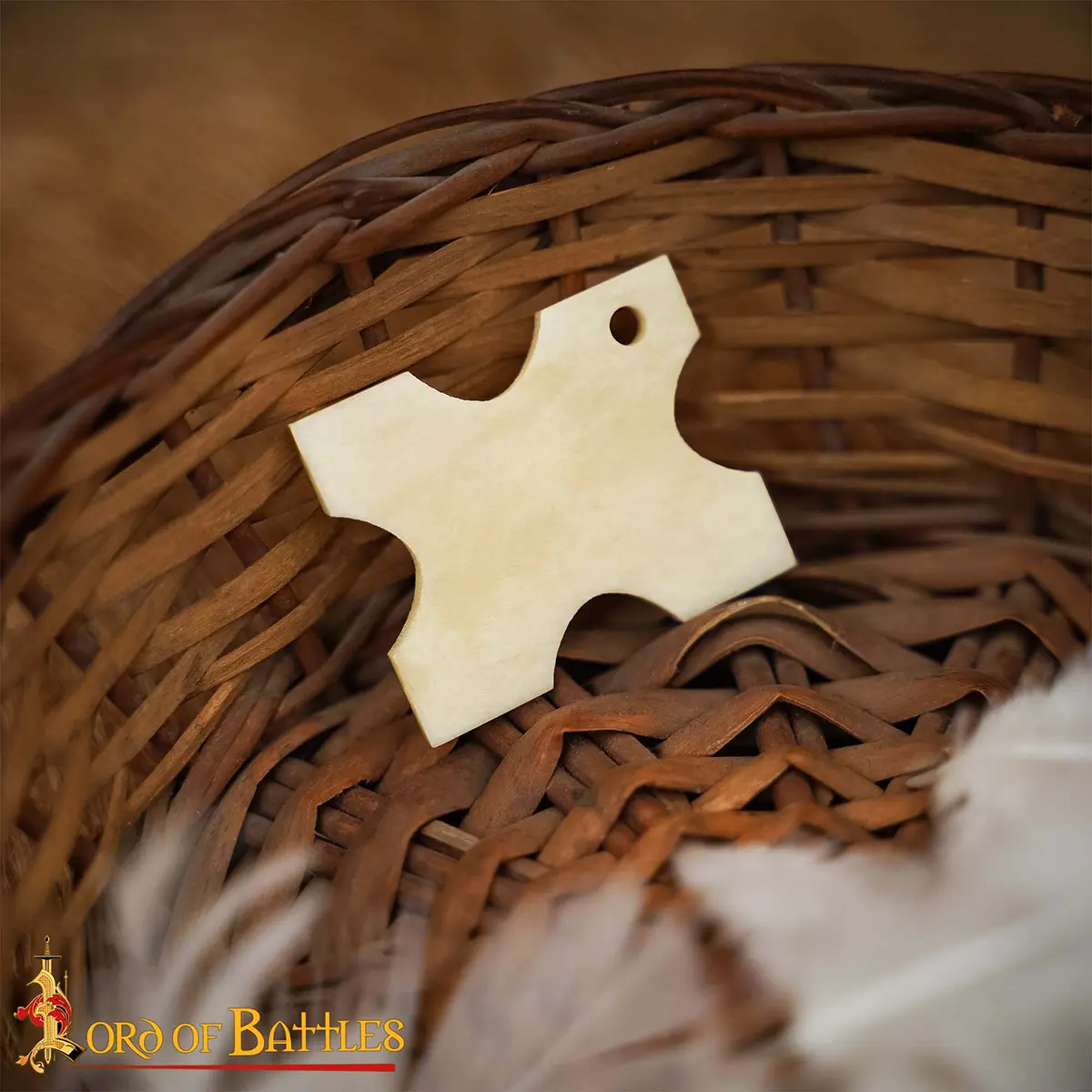 Bone Thread Winder - Viking Weaving Tablet - Image 2