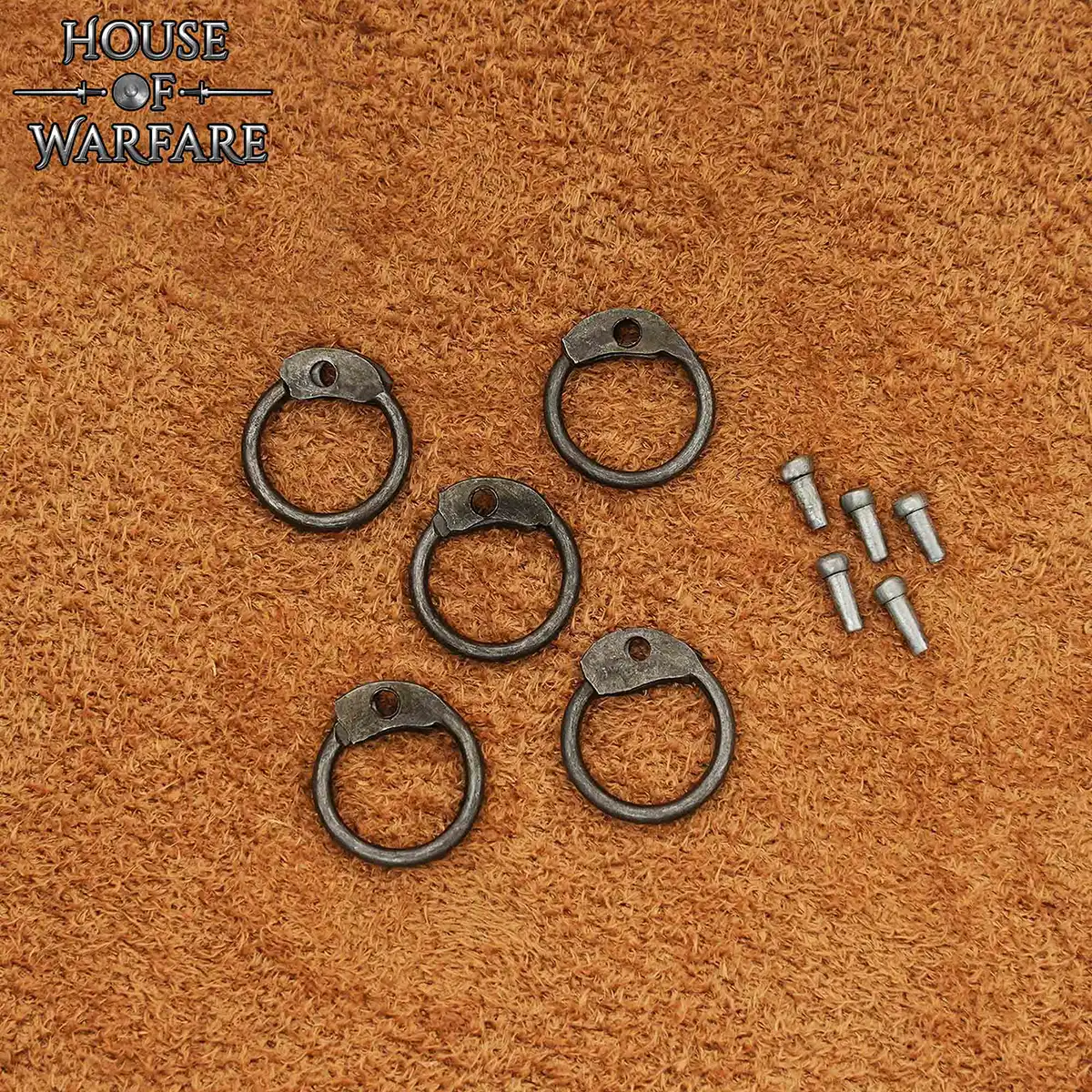 Riveted Chainmail Rings 8 mm 18 Gauge Mild Steel - 1 kg Pack - Image 4