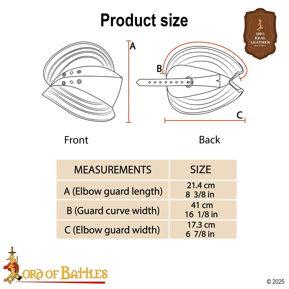 15th Century German Elbow Armour Type A – Polished 18 Gauge Steel Couter Set – Medieval Protection - Image 3