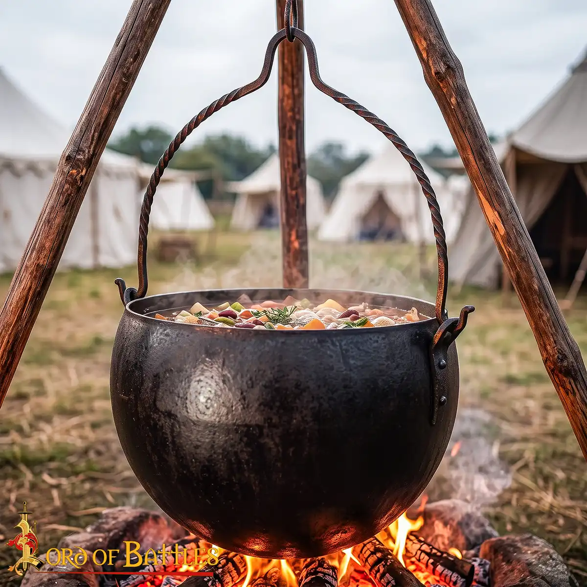 Campfire Iron Cauldron, 8 Litres - Image 5