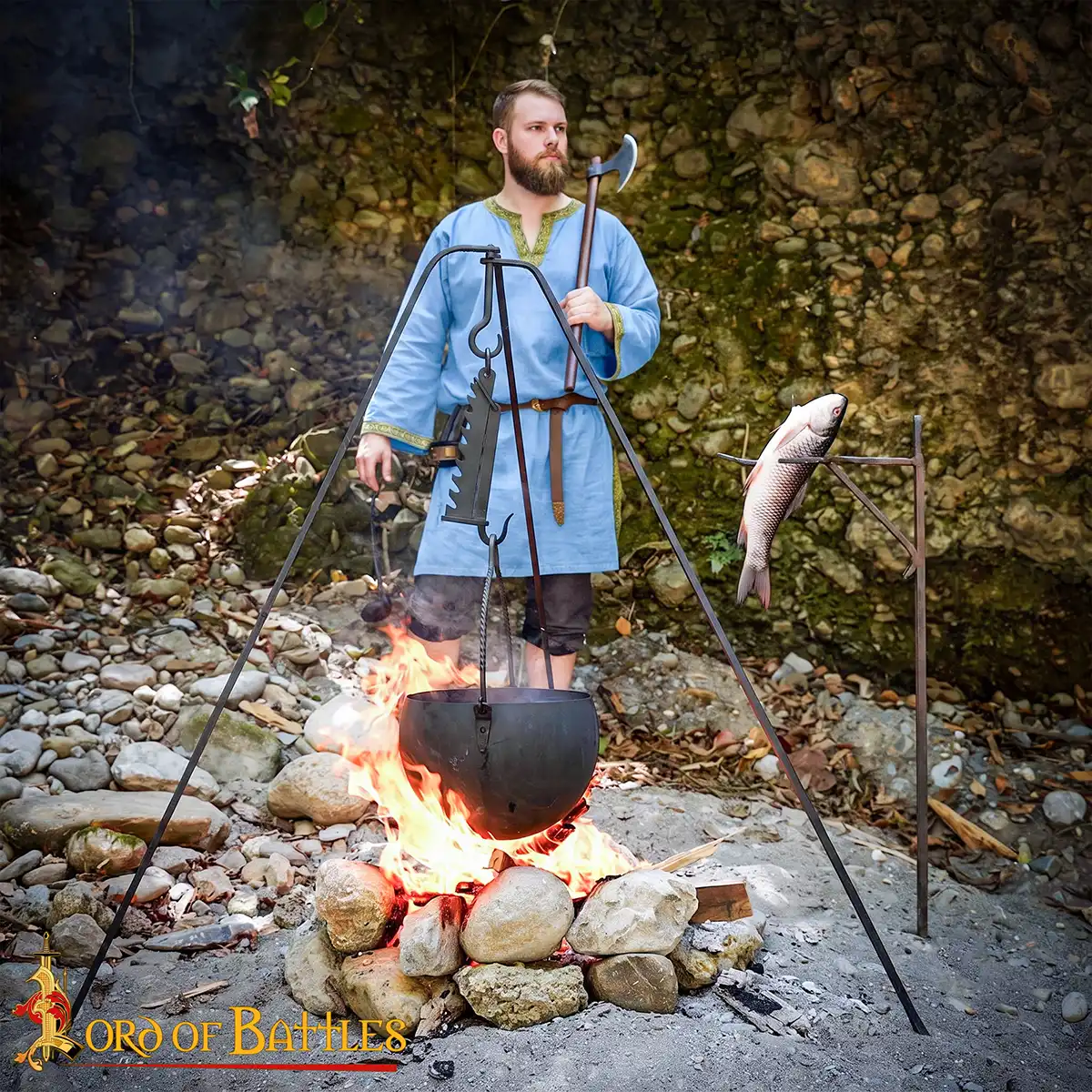 Campfire Iron Cauldron, 8 Litres - Image 6