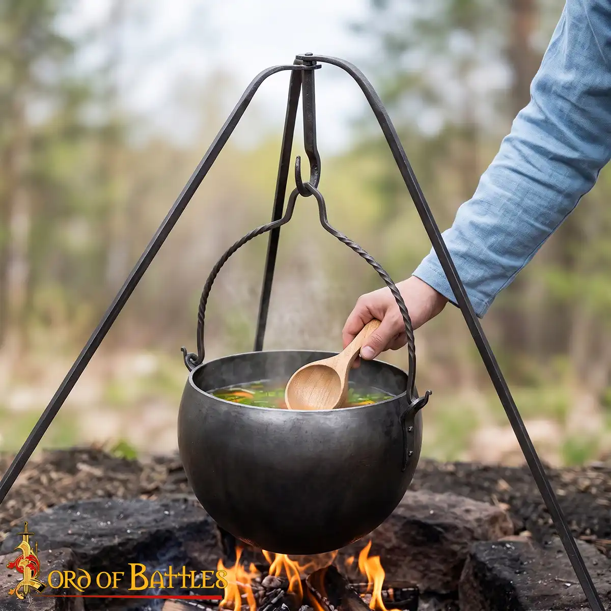Campfire Iron Cauldron, 8 Litres - Image 7