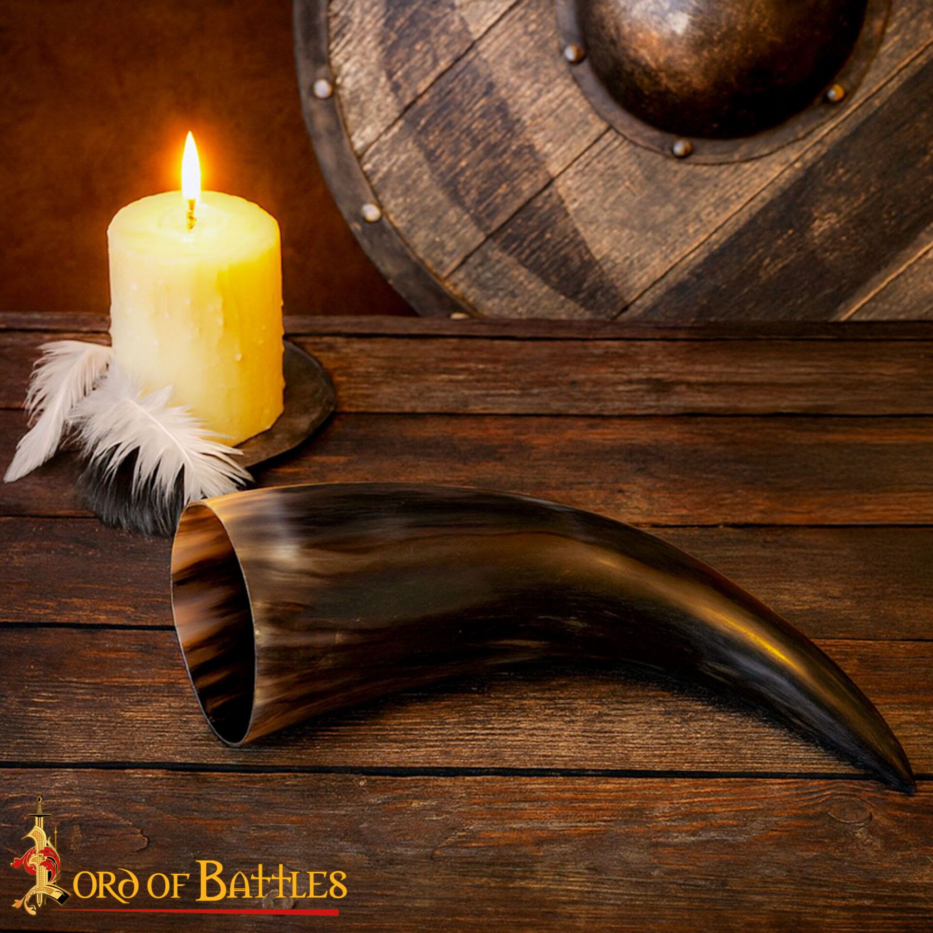 Viking Drinking Horns-25869 4 Viking Drinking Horn