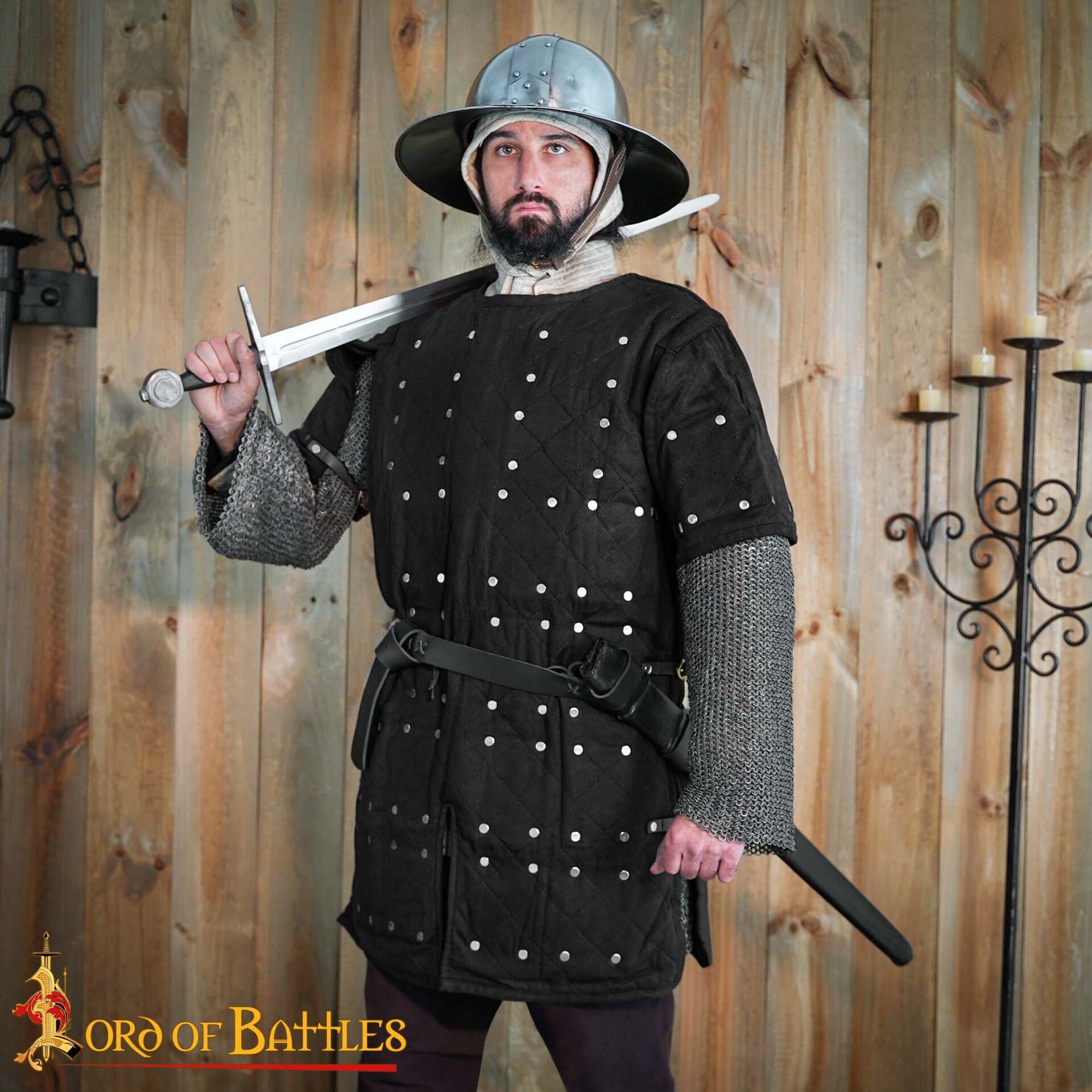 15th Century Medieval Brigandine Body Armour -7301BK medieval brigandine armor