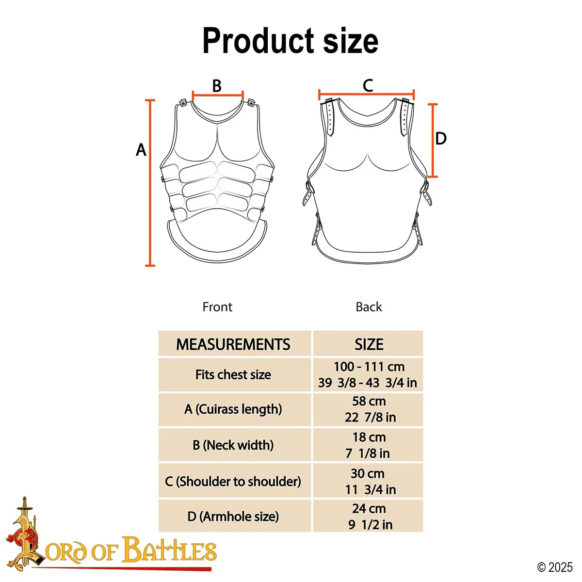 9125BK-Size