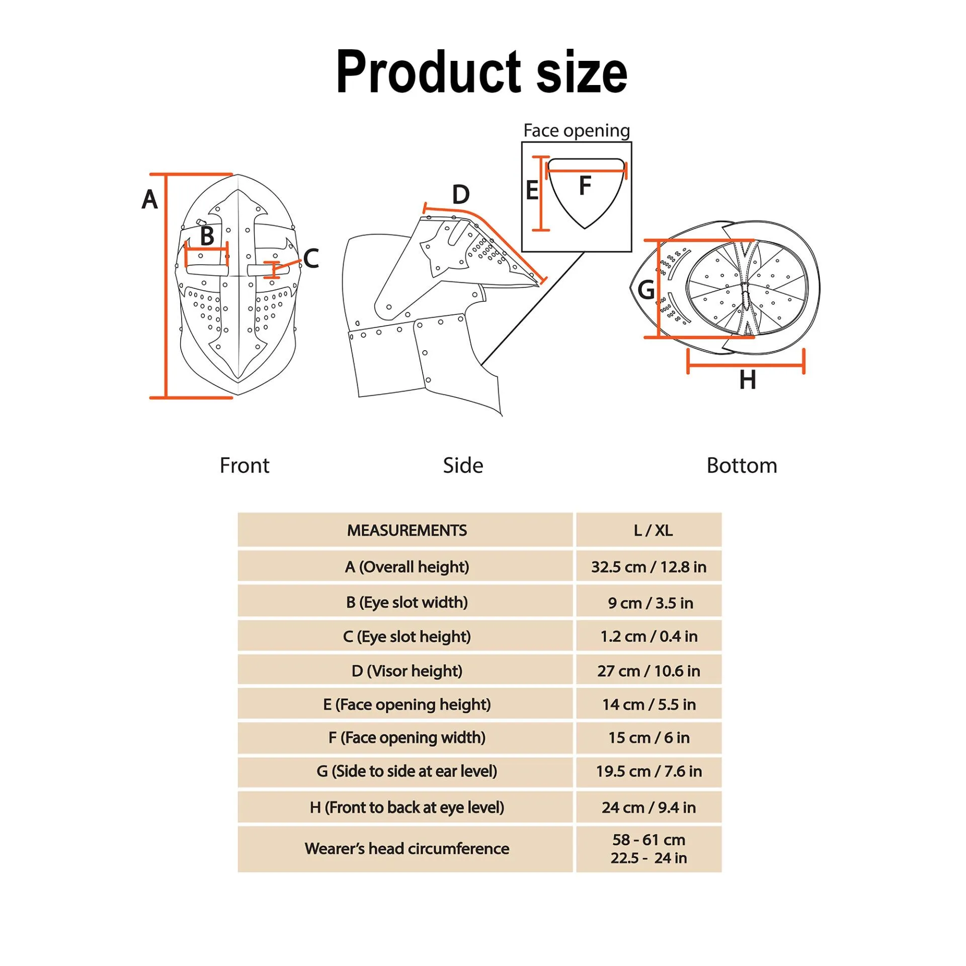 2224BK_3 Bascinet Helmet