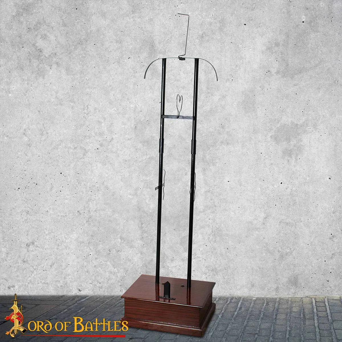 Medieval Full Armour Display Stand – 18 Gauge Steel Frame with Hardwood Base Medieval Full Armour Display Stand – 18 Gauge Steel Frame with Hardwood Base - Image 6