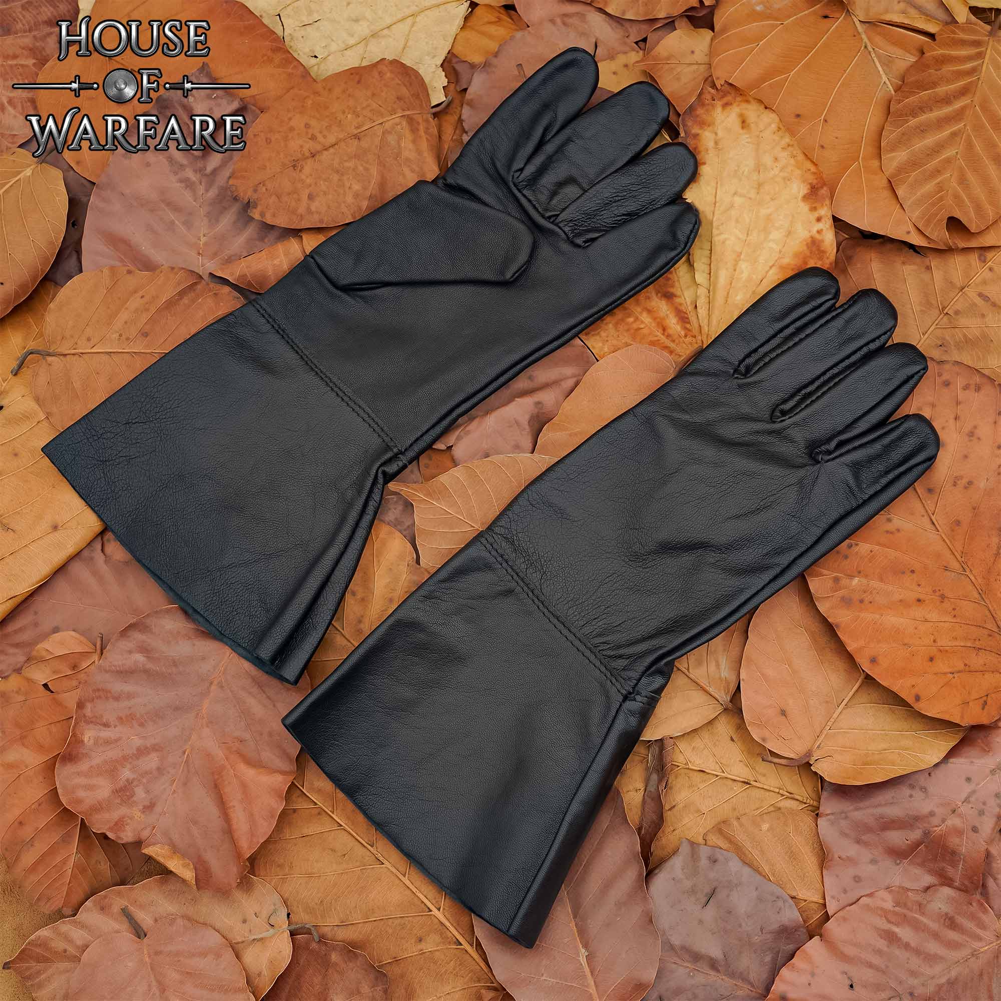14th Century Medieval Leather Gloves-701179 5 Medieval Leather Gloves