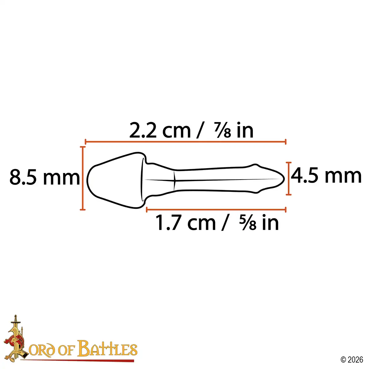8303-100Pcs-Size