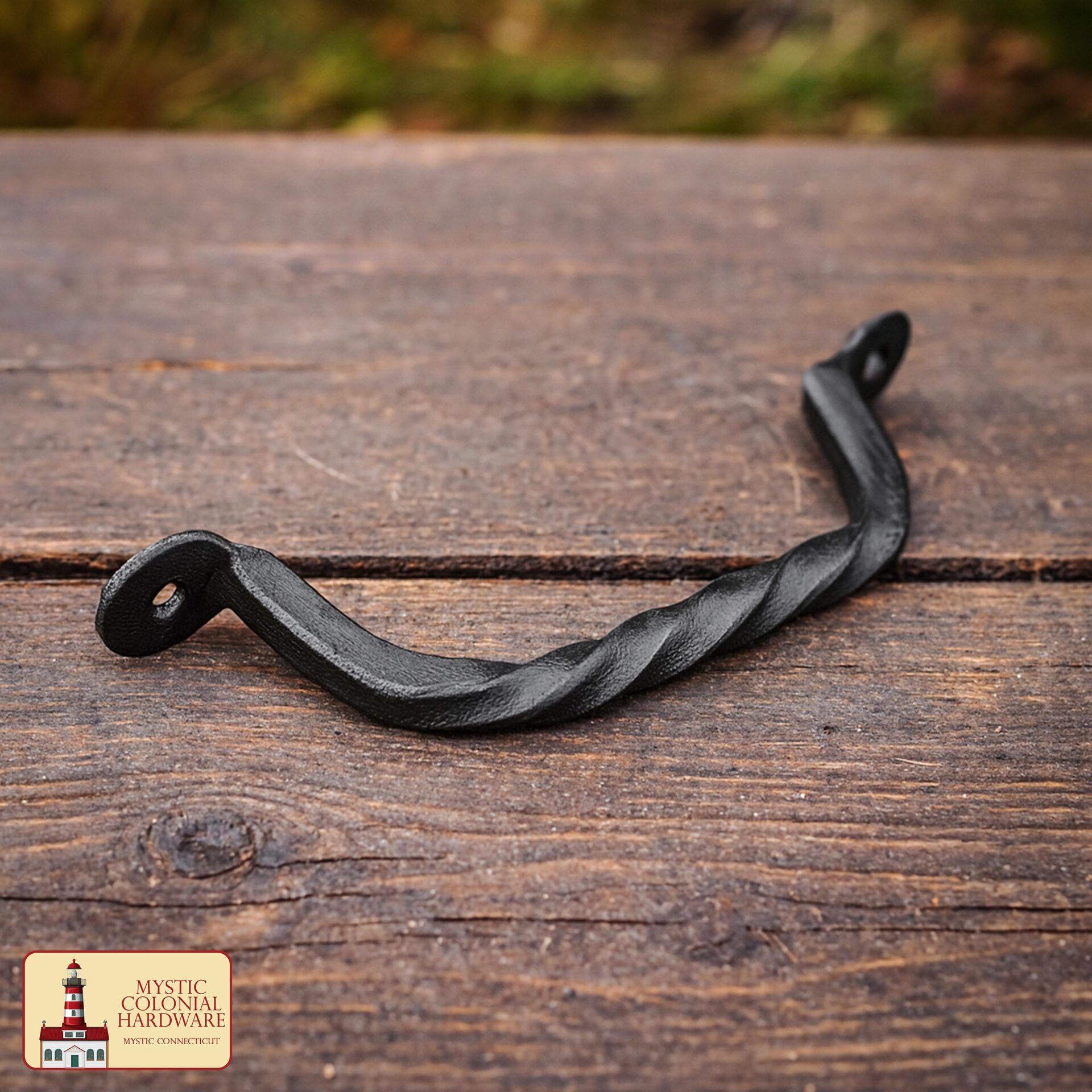 Rustic Twisted Iron Door Pull Handle - 500098OB-2SET Door Pull handle