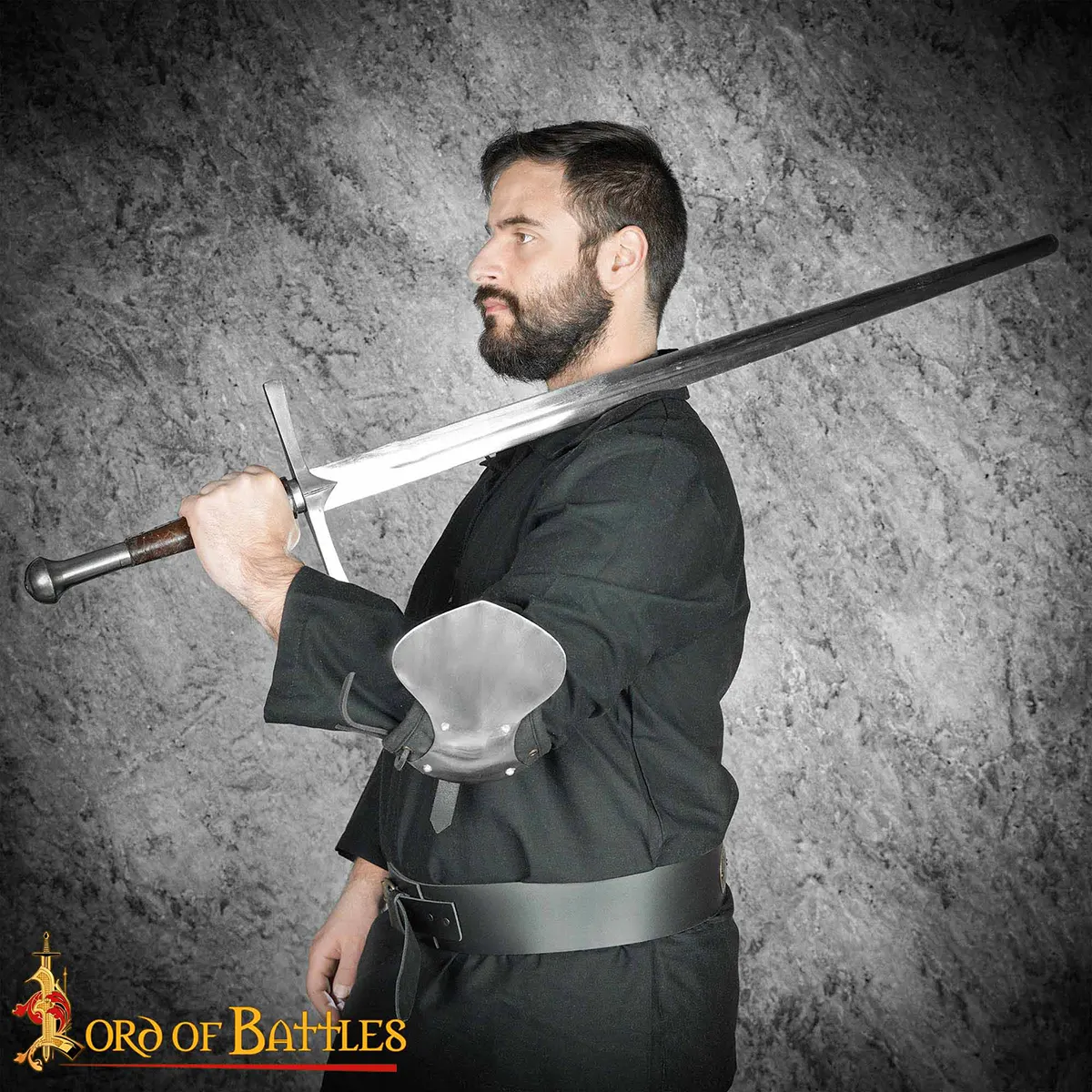 Medieval Knight Steel Couter with Padded Elbow - Image 7