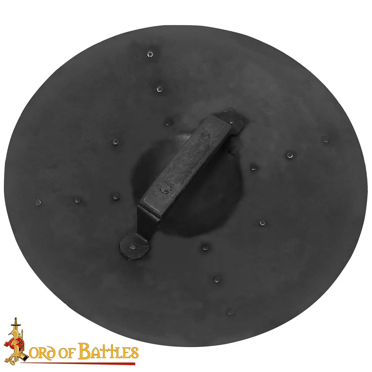 Hand-Forged Medieval Steel Buckler – 14 Gauge Round Shield for Combat, LARP & Collectors - Image 4