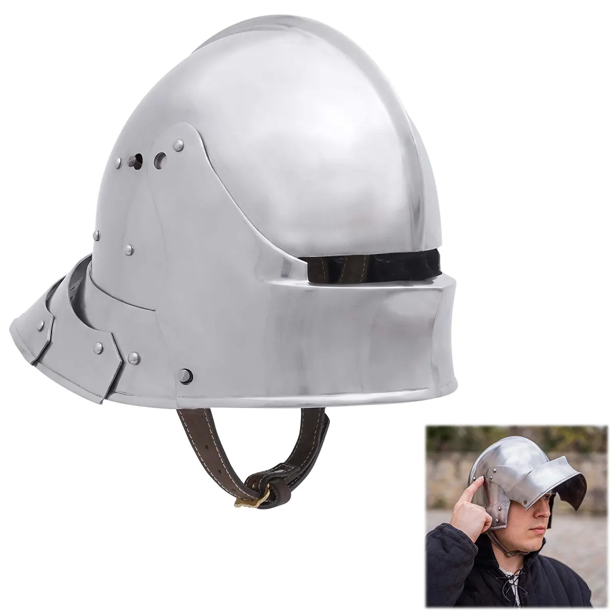 german sallet helmet