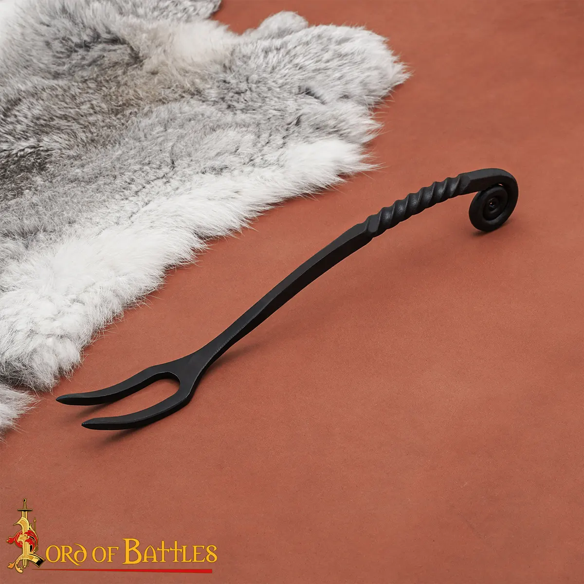 Hand forged Medieval Camp Fork - Image 2