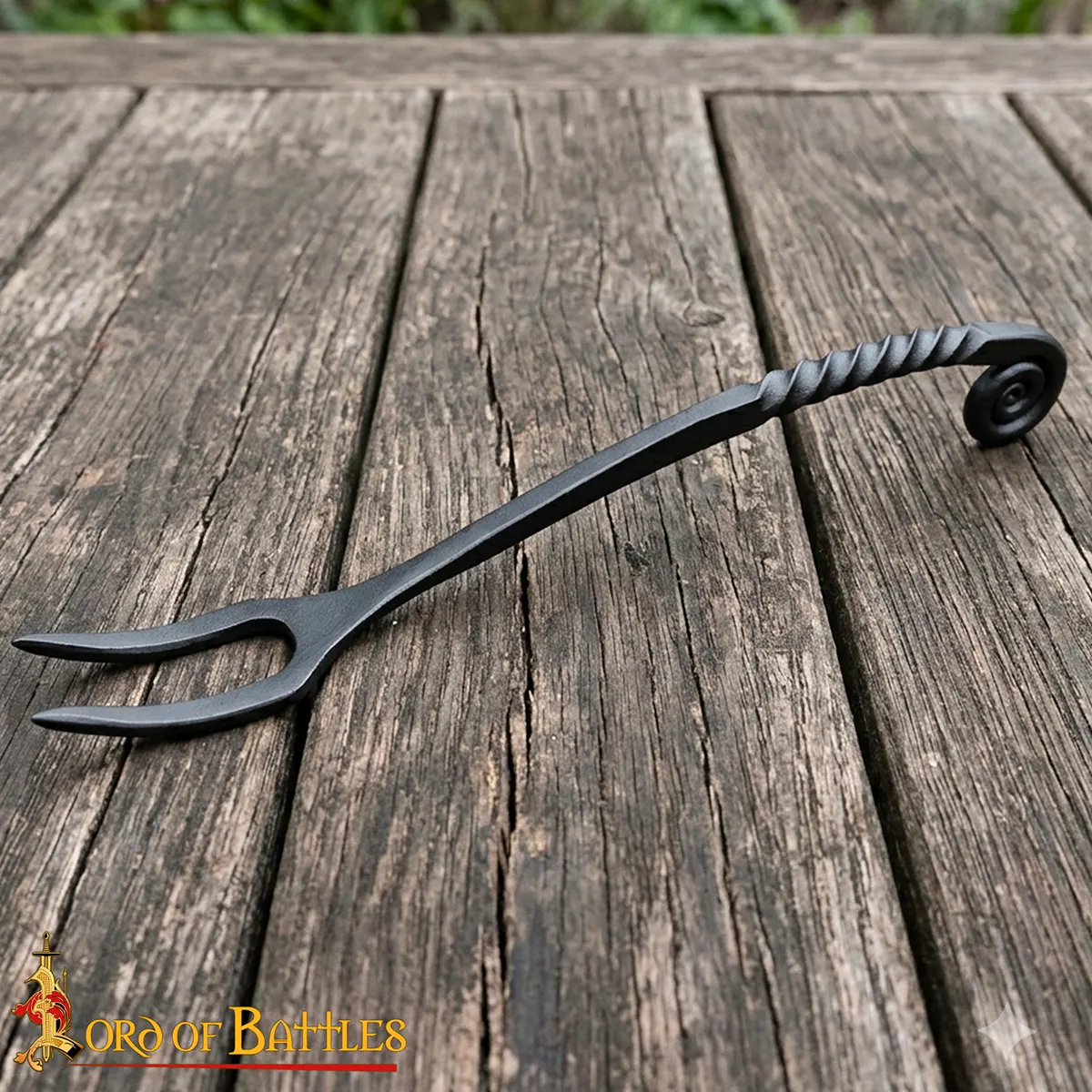 Hand forged Medieval Camp Fork - Image 7