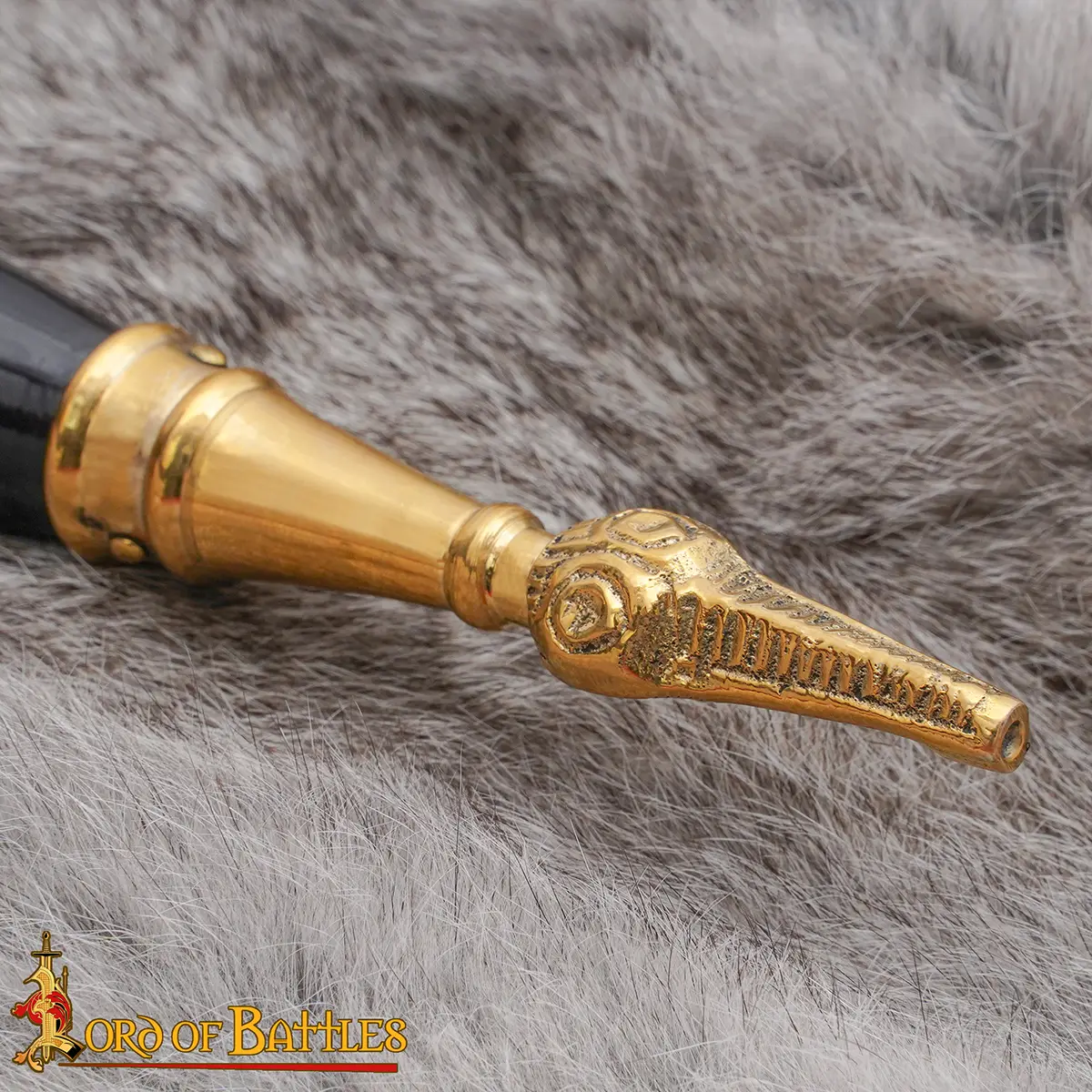 Vegvísir & Jörmungandr Viking Drinking Horn - Image 6