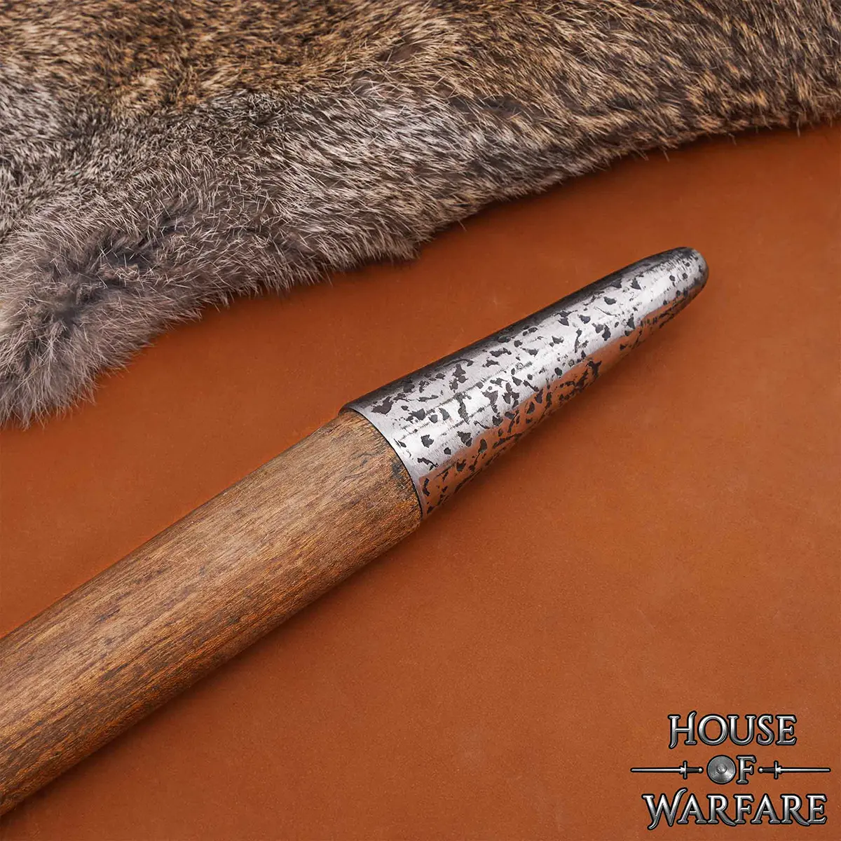 Hand Forged Spear Butt Cap - Image 2