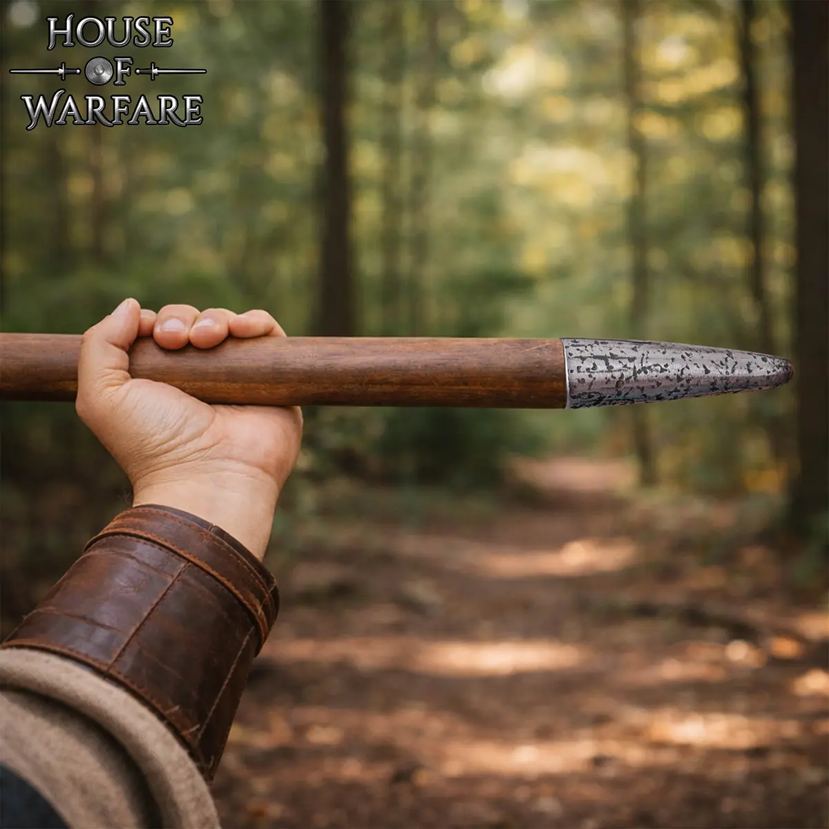 Hand Forged Spear Butt Cap - Image 7