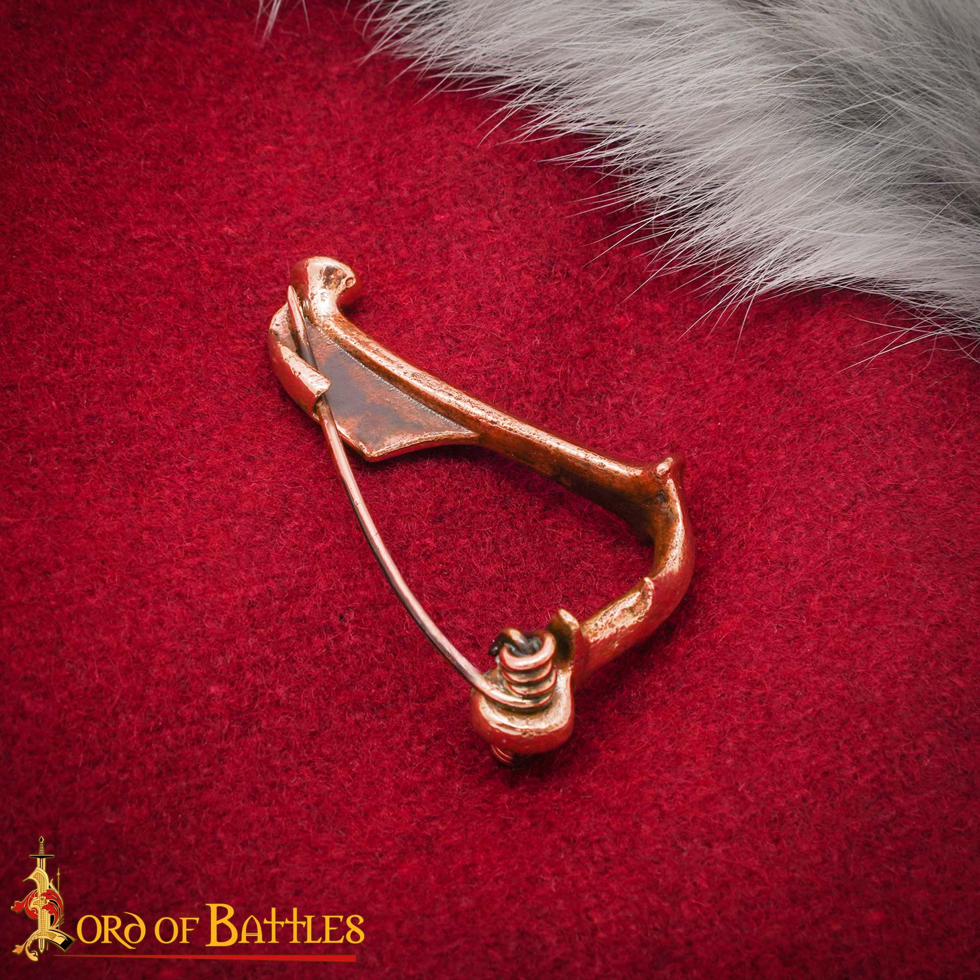 Late Roman Antique Bronze Crossbow Fibula Brooch-26463BZAT 6 fibula brooch