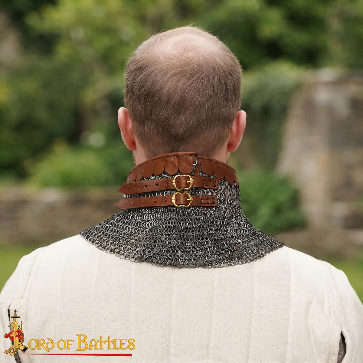 Chainmail Collar Round Ring Round Riveted With Alt Rings, 6mm 18G - Image 5
