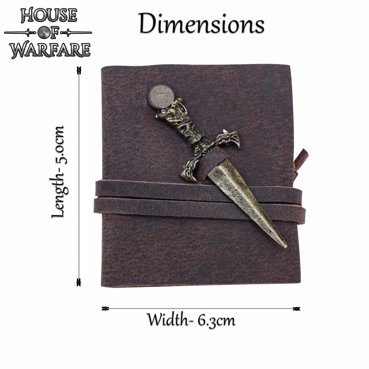 Mini Dagger Journal Handmade Leather Diary Mini Dagger Journal Handmade Leather Diary