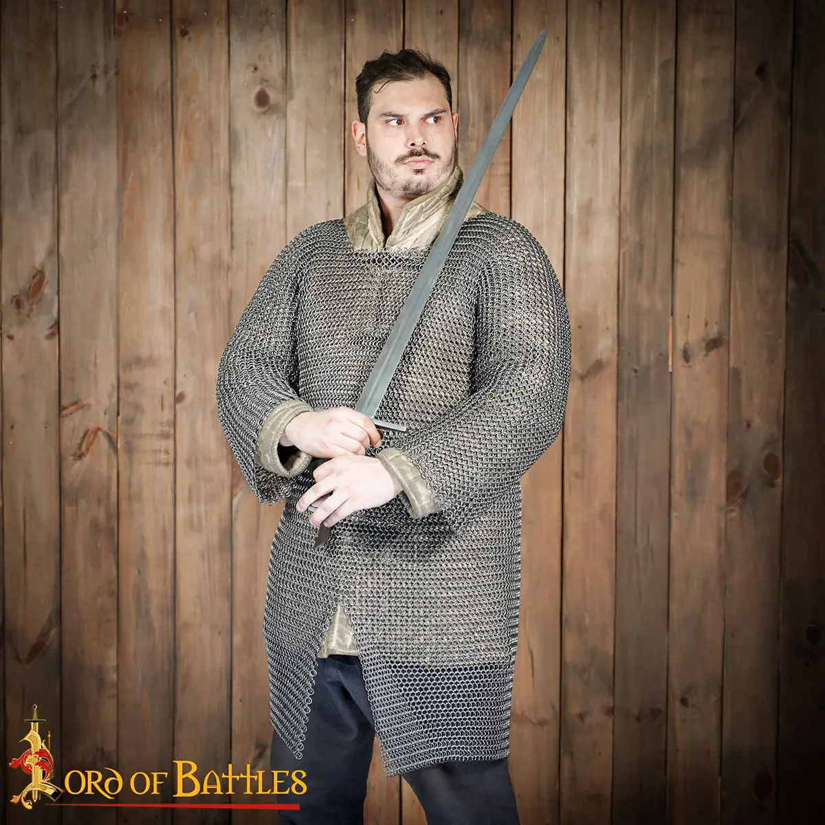 Medieval Chainmail Hauberk 9 mm 16 Gauge High Tensile Spring Butted - Image 2
