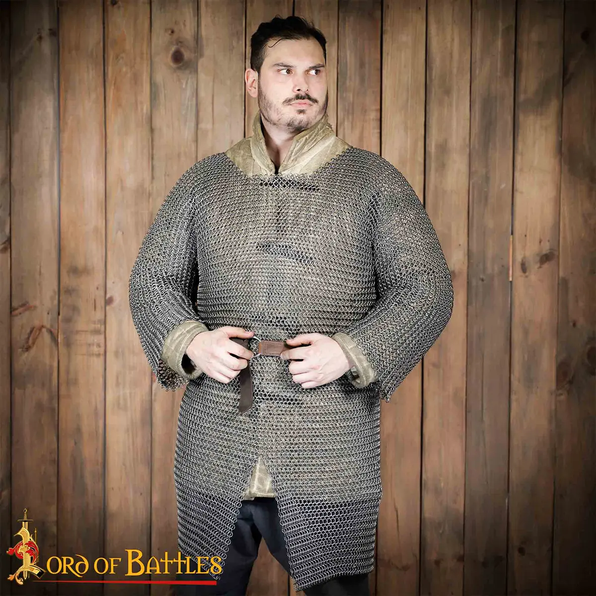 Medieval Chainmail Hauberk 9 mm 16 Gauge High Tensile Spring Butted - Image 4