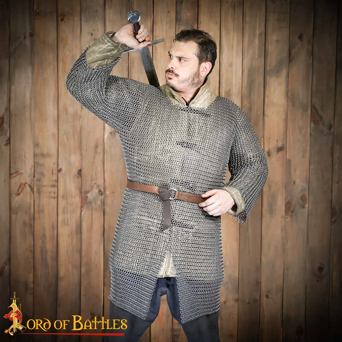 Medieval Chainmail Hauberk 9 mm 16 Gauge High Tensile Spring Butted - Image 7