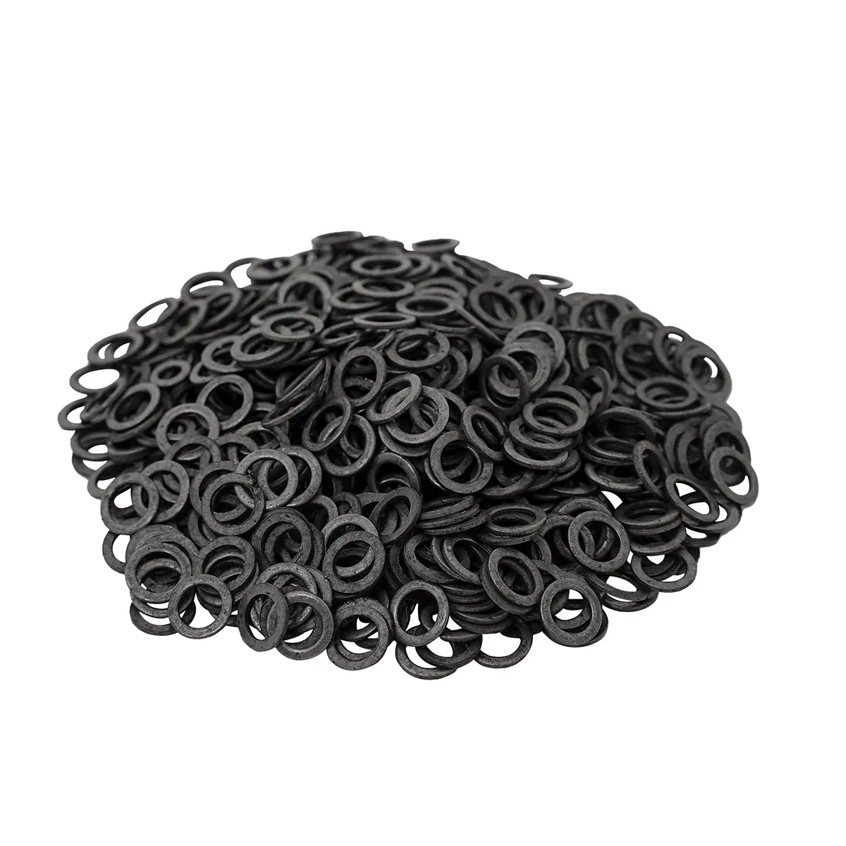 Loose Ring Mail Set – Flat Solid Rings, 6mm Inner Diameter, 18 Gauge Steel