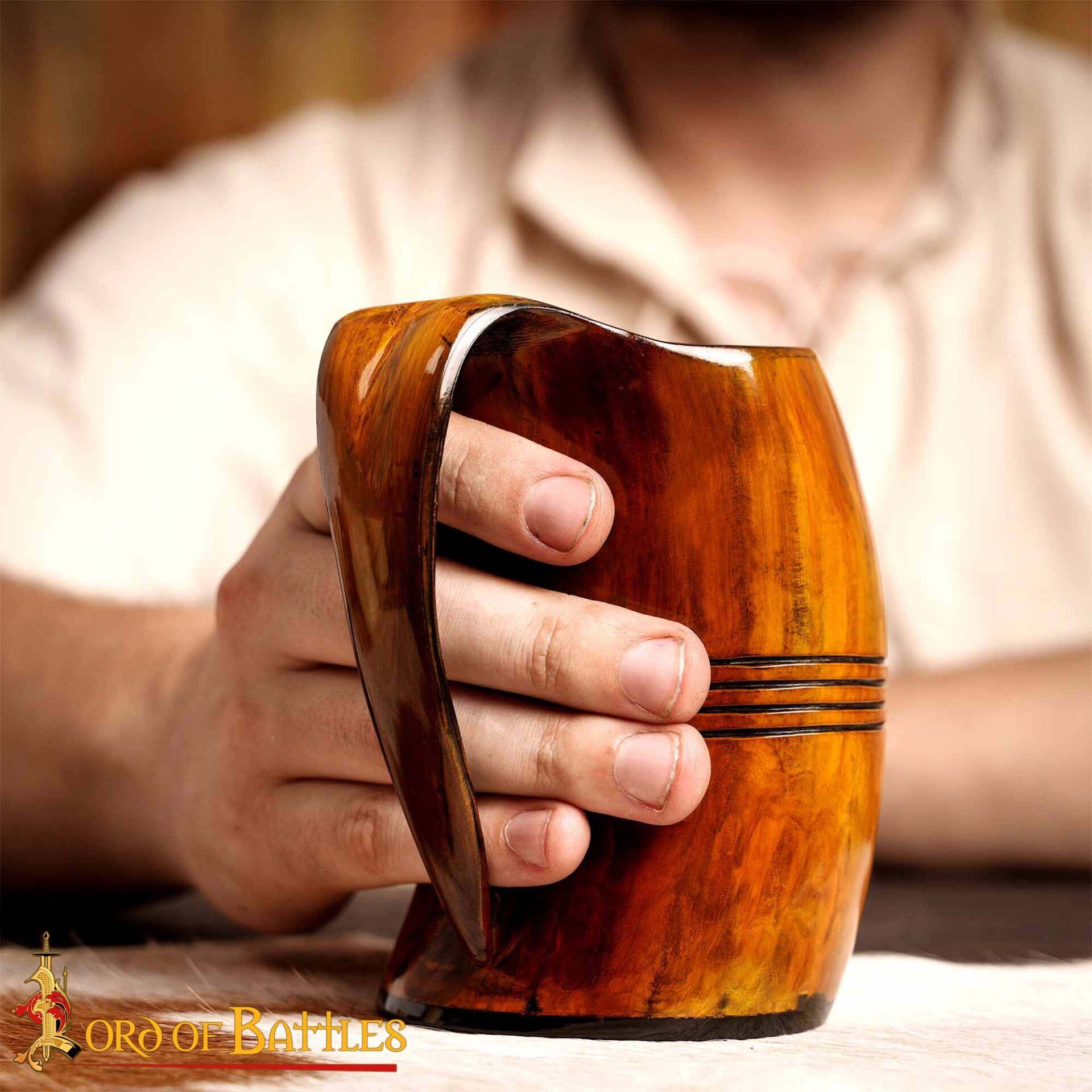 Viking Horn Tankard-4445 4 Viking Horn Tankard